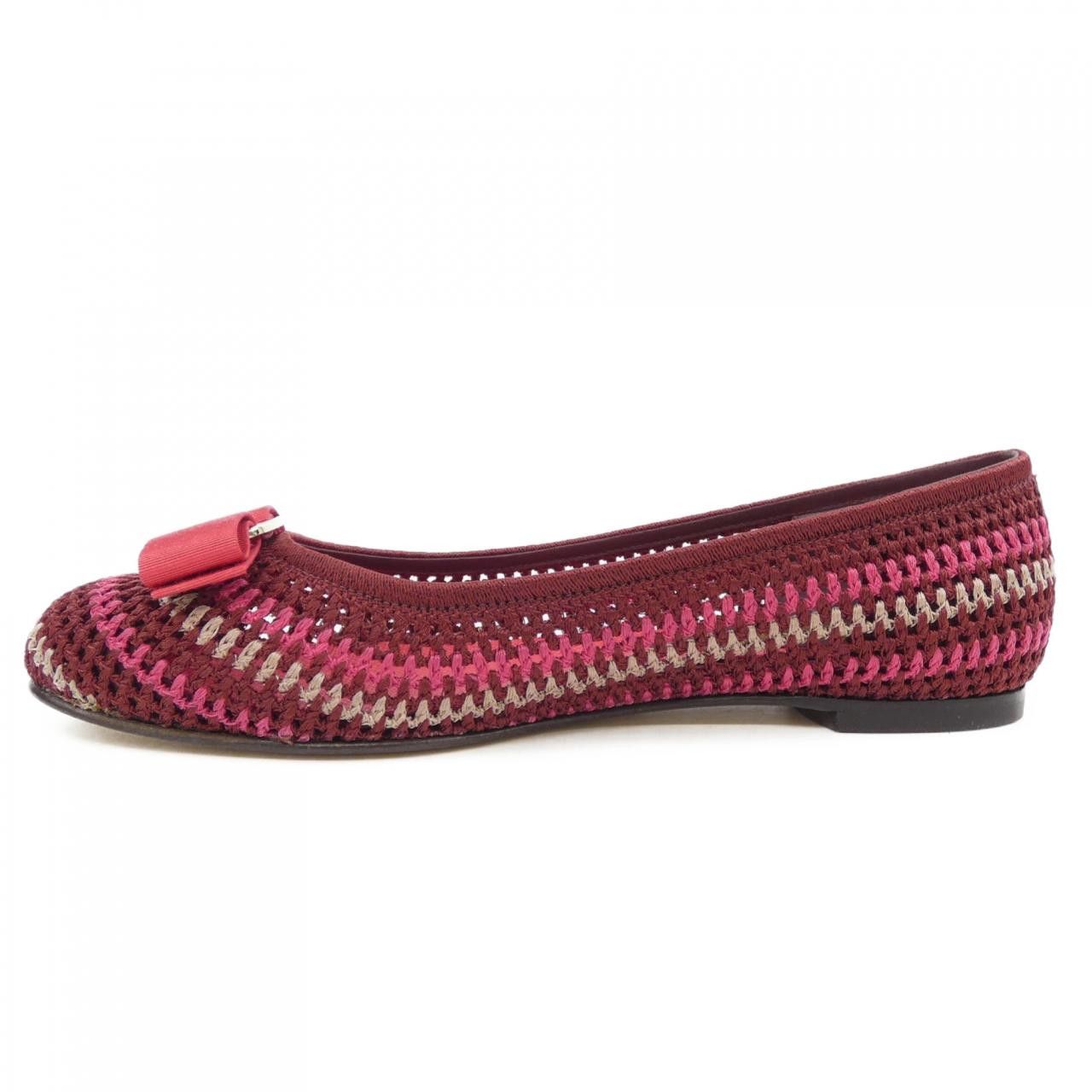Salvatore Ferragamo Salvatore Ferragamo Salvatore Ferragamo Flat Shoes Leather Shoes DUTY FREE for USA Size ONE SIZE - 2 Thumbnail