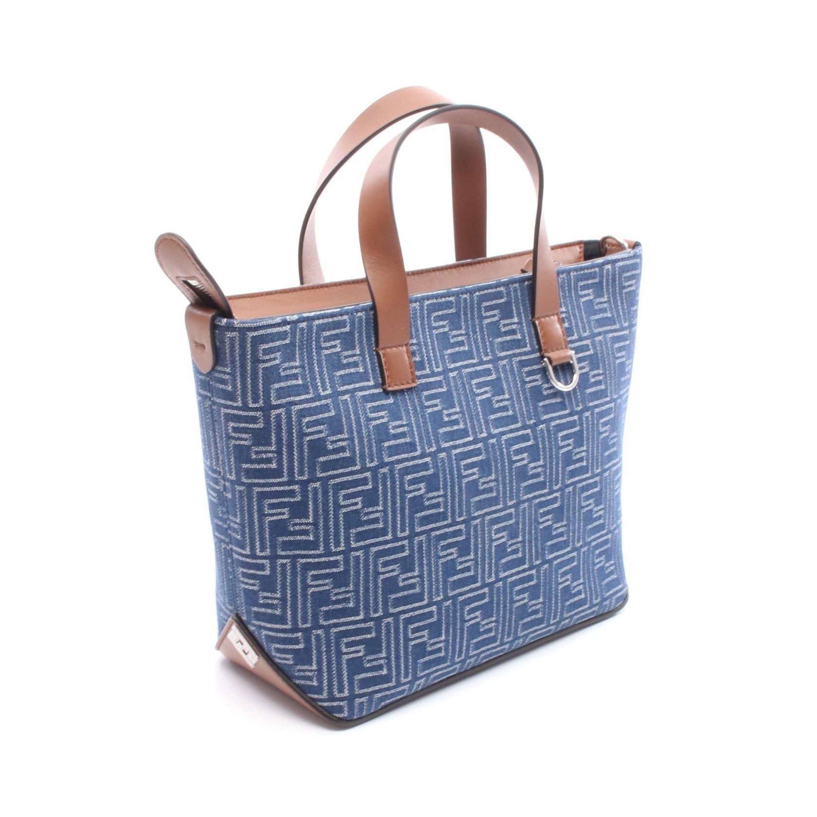 Fendi Fendi Fendi FF Shopping Bag Fabric Handbag Textile Handbag 7VA658AUGOF1SCG DUTY FREE for USA Size ONE SIZE - 2 Thumbnail