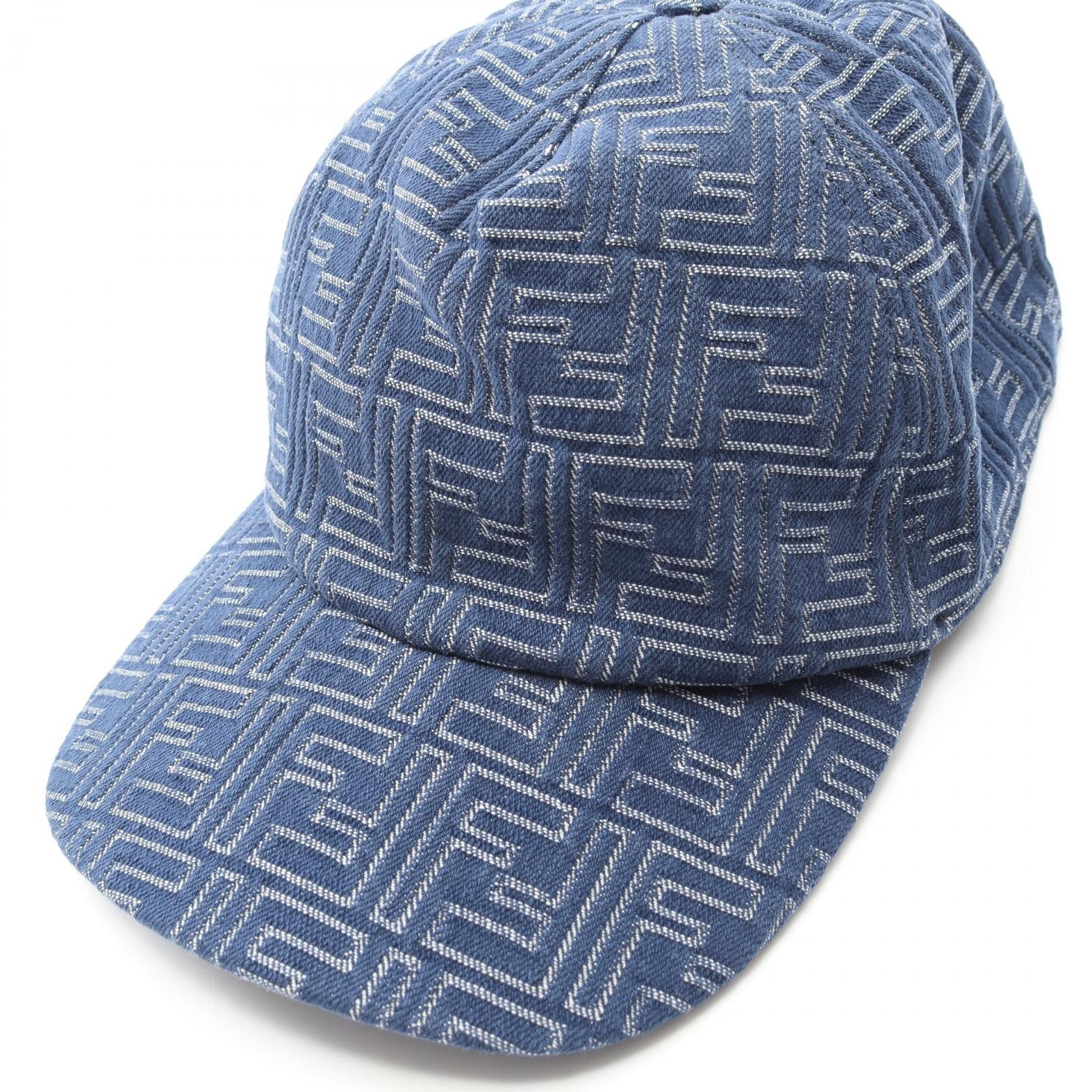 Fendi Fendi FENDI FF logo denim cap Textile Hats FXQ768AV93F0RBB DUTY FREE for USA Size ONE SIZE - 6 Thumbnail
