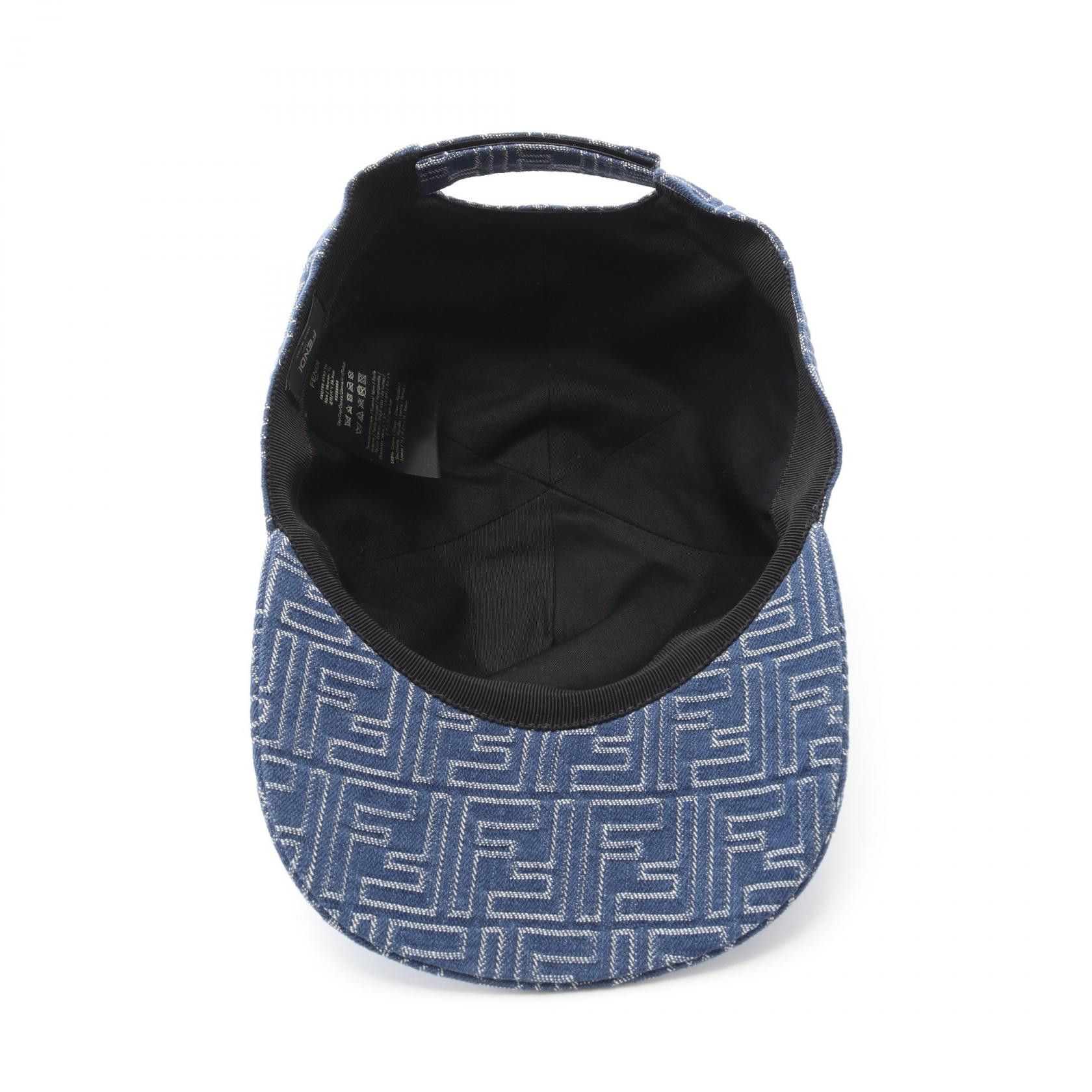 Fendi Fendi FENDI FF logo denim cap Textile Hats FXQ768AV93F0RBB DUTY FREE for USA Size ONE SIZE - 3 Thumbnail