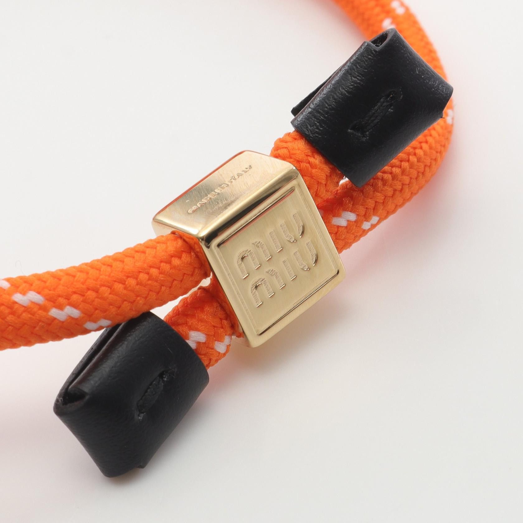 Miu Miu Miu Miu Miu Miu Cord Bracelet Bracelet Textile Bracelet 5IB5383L74F0049 DUTY FREE for USA Size ONE SIZE - 5 Thumbnail