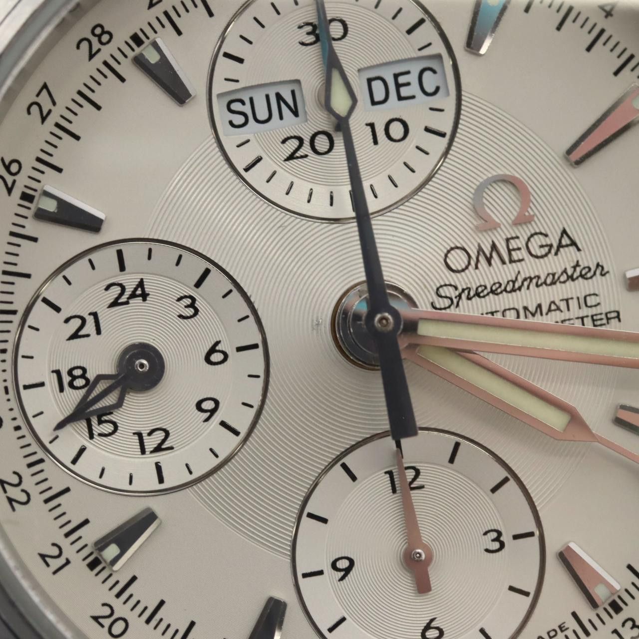 Omega Omega Omega Speedmaster Day Date Stainless Steel Automatic Metal Automatic 3221.30 DUTY FREE for USA Size ONE SIZE - 5 Thumbnail