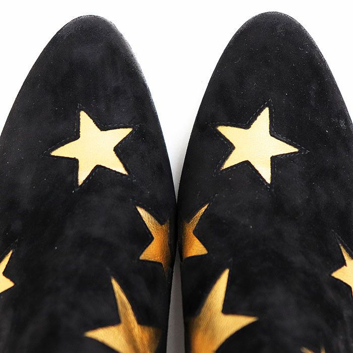 Yves Saint Laurent Yves Saint Laurent Saint Laurent Paris Star Metallic Nubuck Boots Leather Shoes DUTY FREE for USA Size ONE SIZE - 13 Thumbnail