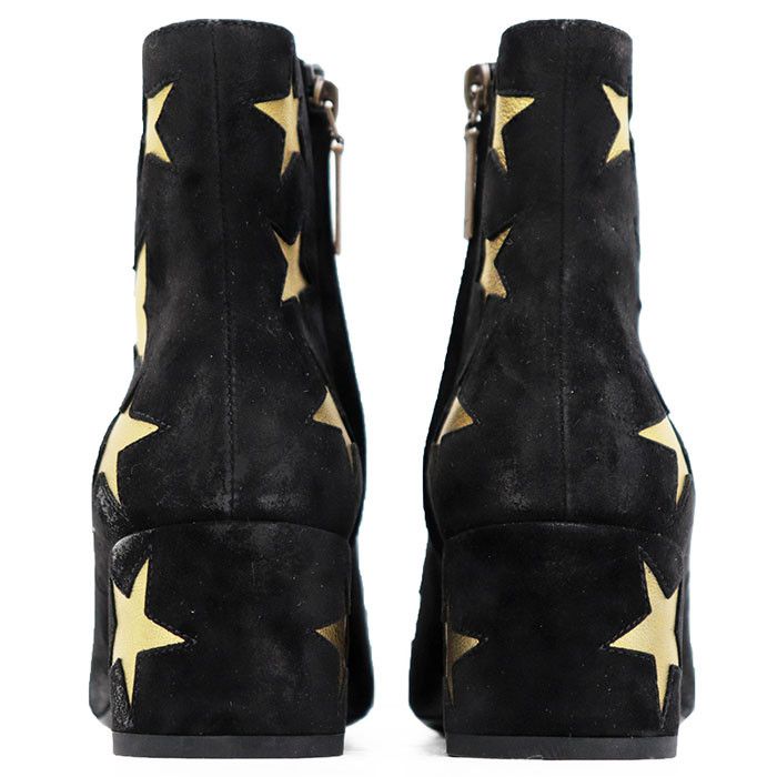 Yves Saint Laurent Yves Saint Laurent Saint Laurent Paris Star Metallic Nubuck Boots Leather Shoes DUTY FREE for USA Size ONE SIZE - 7 Thumbnail