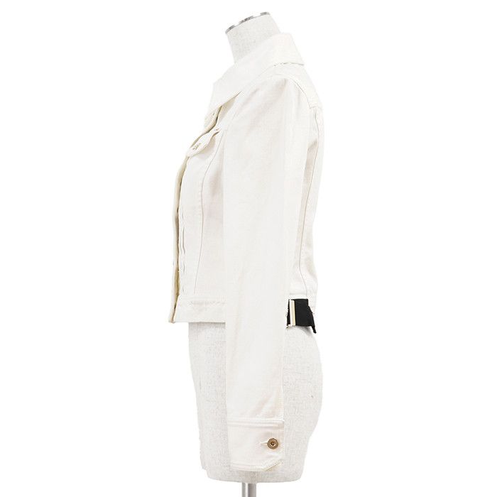 Gucci Gucci Gucci Denim Jacket Textile Outerwear DUTY FREE for USA Size ONE SIZE - 4 Thumbnail