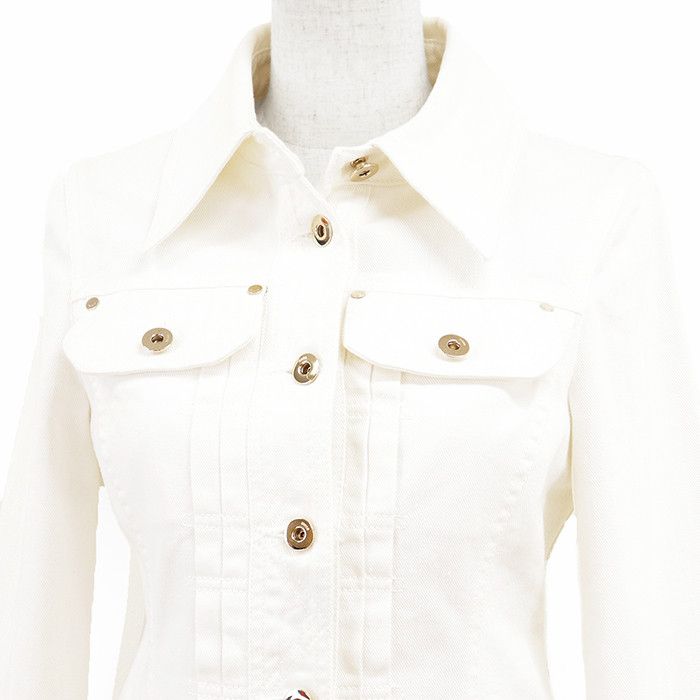 Gucci Gucci Gucci Denim Jacket Textile Outerwear DUTY FREE for USA Size ONE SIZE - 2 Thumbnail