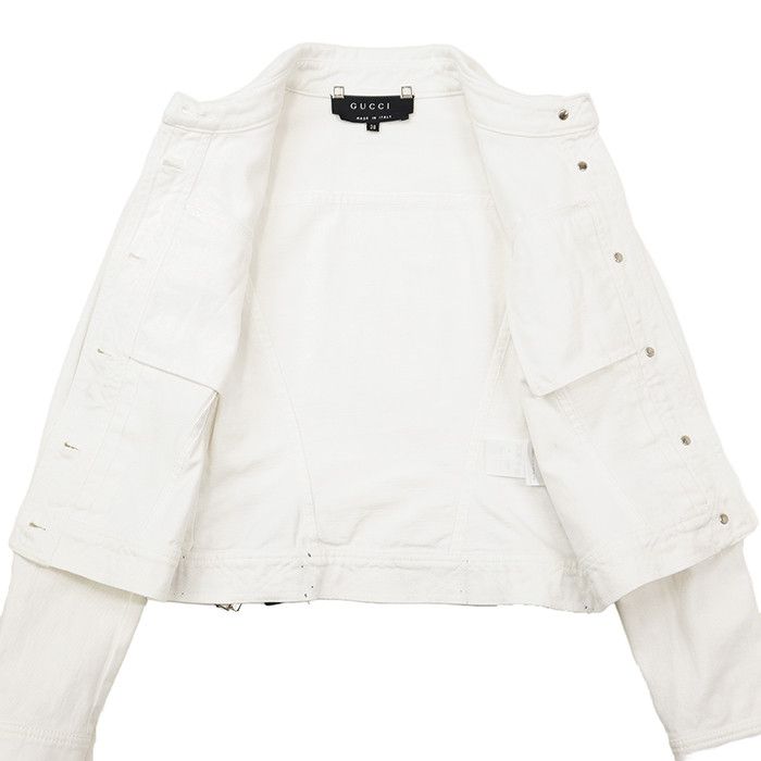Gucci Gucci Gucci Denim Jacket Textile Outerwear DUTY FREE for USA Size ONE SIZE - 8 Thumbnail