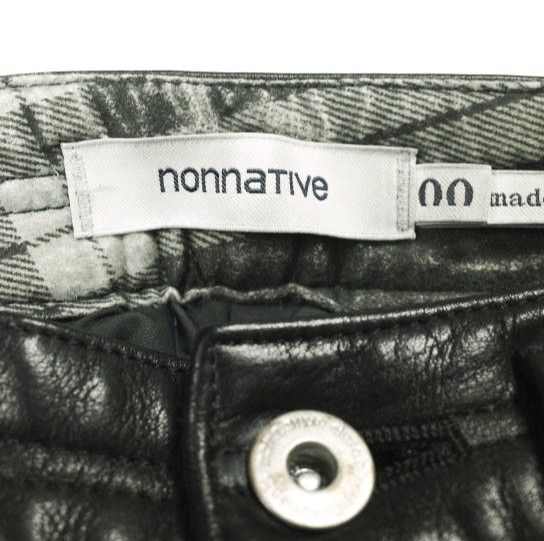 Other Other nonnative DWELLER 5P JEANS cow leather pants Leather Bottoms NN-P2808 DUTY FREE for USA Size ONE SIZE - 4 Thumbnail