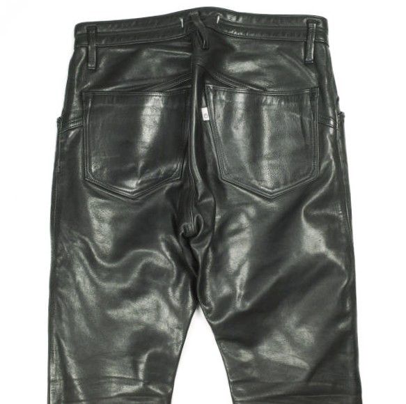 Other Other nonnative DWELLER 5P JEANS cow leather pants Leather Bottoms NN-P2808 DUTY FREE for USA Size ONE SIZE - 7 Thumbnail