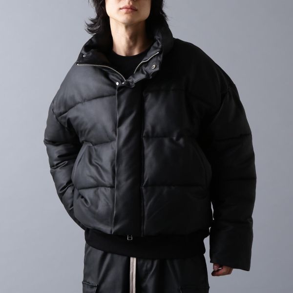 Other Other Danke Schon COATING SHORT BLOUSON Faux Leather Jacket Textile Outerwear DUTY FREE for USA Size ONE SIZE - 3 Thumbnail