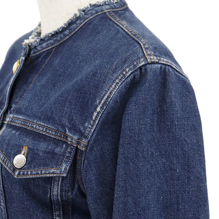 Louis Vuitton Louis Vuitton Louis Vuitton Denim Jacket Textile Outerwear DUTY FREE for USA Size ONE SIZE - 5 Thumbnail