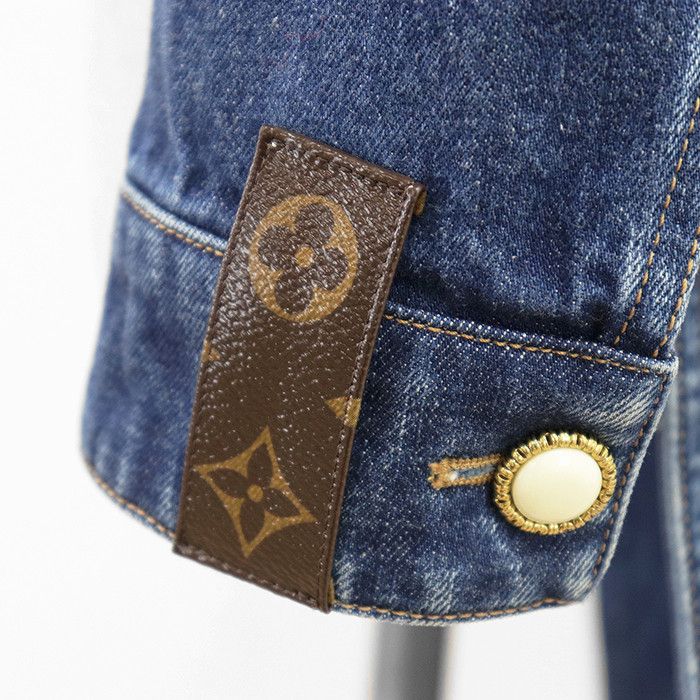 Louis Vuitton Louis Vuitton Louis Vuitton Denim Jacket Textile Outerwear DUTY FREE for USA Size ONE SIZE - 15 Thumbnail