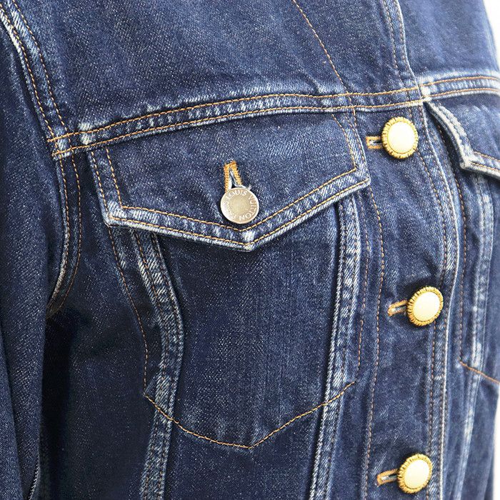 Louis Vuitton Louis Vuitton Louis Vuitton Denim Jacket Textile Outerwear DUTY FREE for USA Size ONE SIZE - 13 Thumbnail