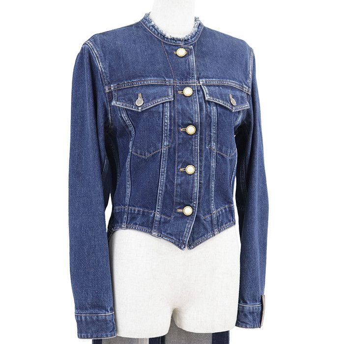 Louis Vuitton Louis Vuitton Louis Vuitton Denim Jacket Textile Outerwear DUTY FREE for USA Size ONE SIZE - 2 Thumbnail