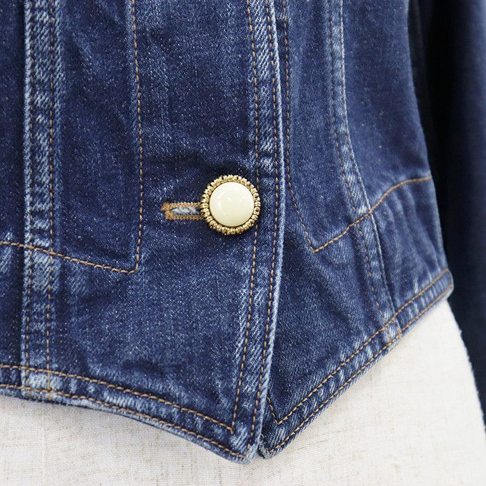 Louis Vuitton Louis Vuitton Louis Vuitton Denim Jacket Textile Outerwear DUTY FREE for USA Size ONE SIZE - 14 Thumbnail