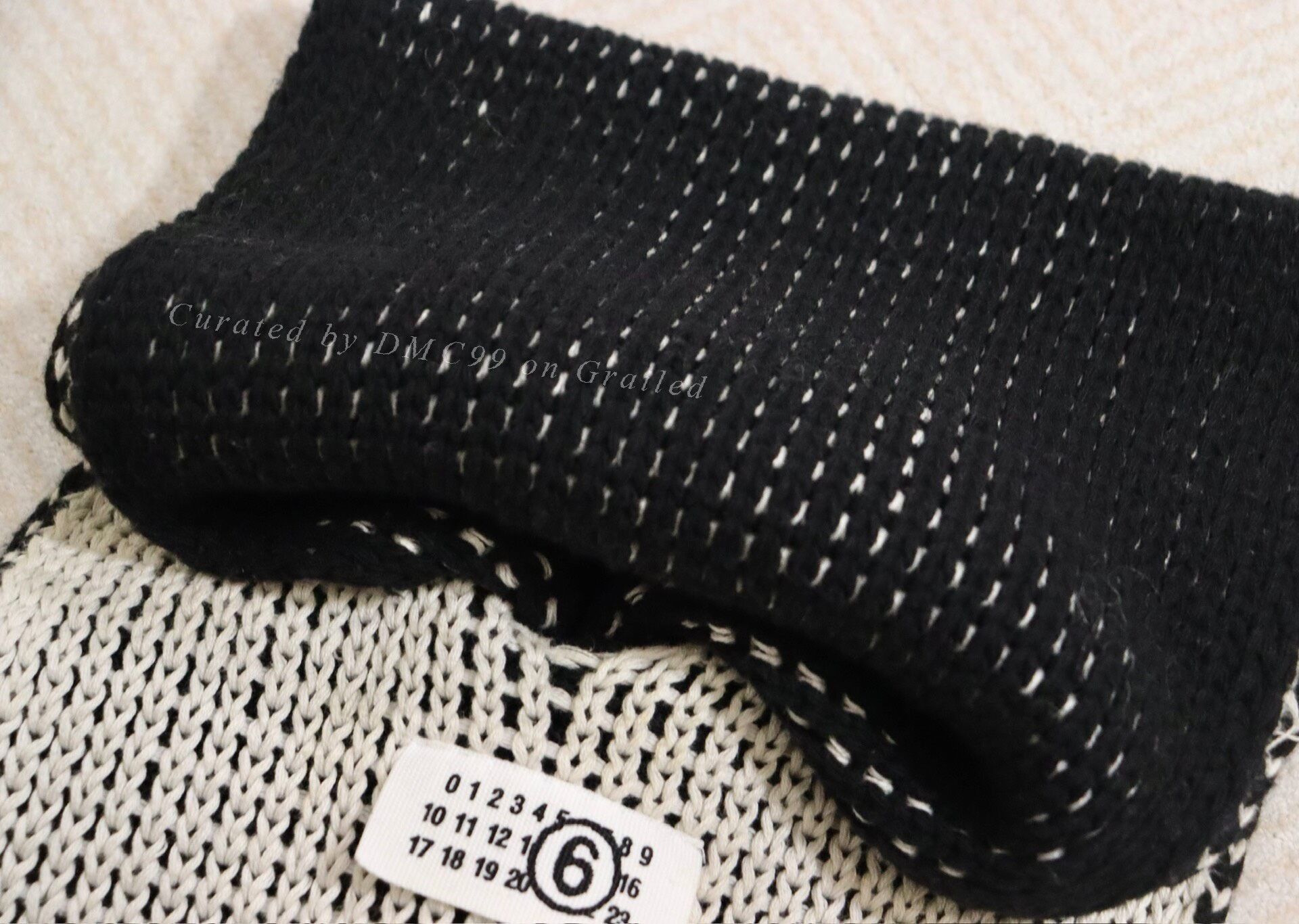 Maison Margiela Maison Margiela Knit Wool Scarf Size ONE SIZE - 4 Thumbnail