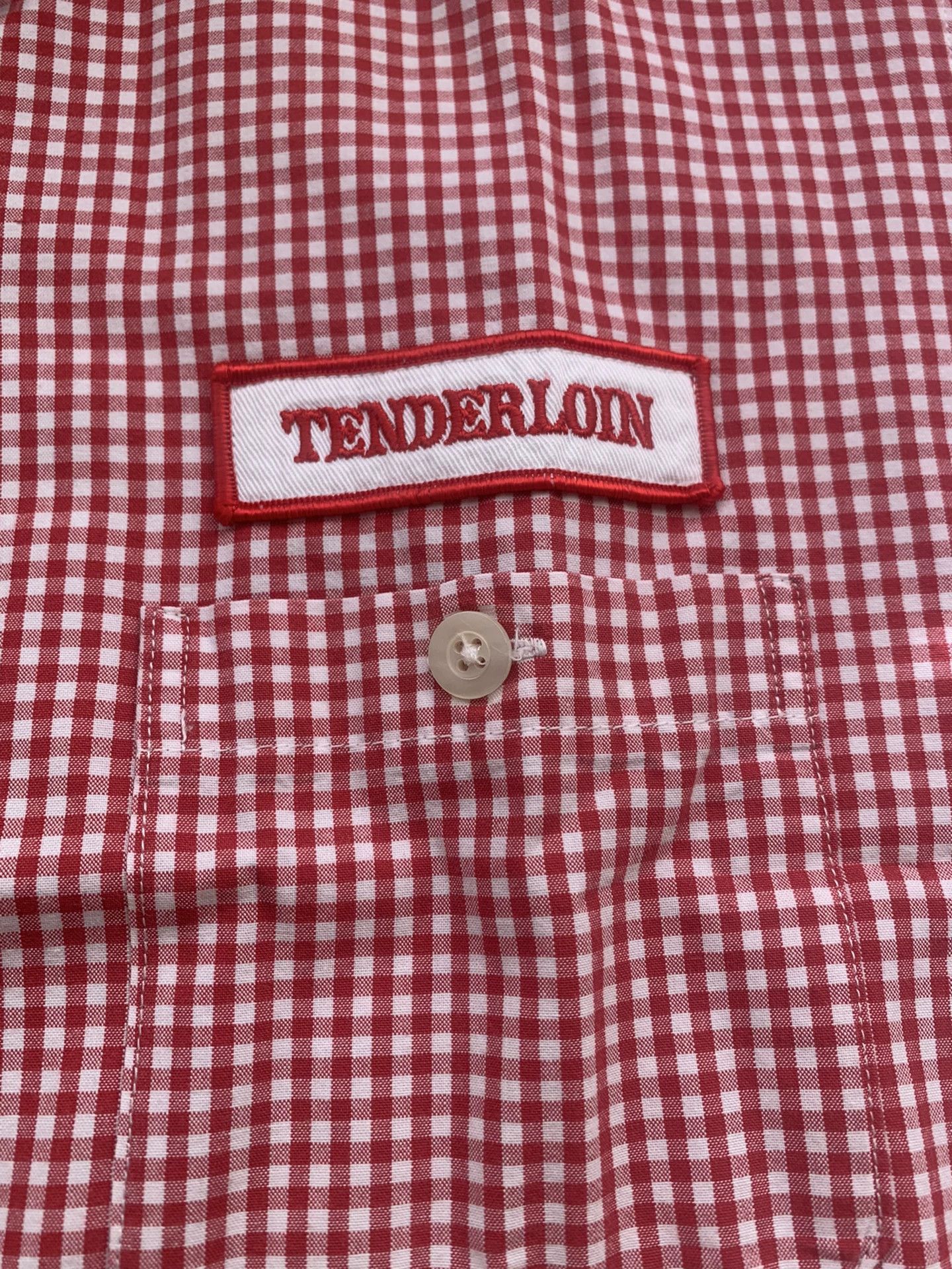 Tenderloin Tenderloin Red White Check Short-Sleeve Shirt Size US S / EU 44-46 / 1 - 4 Thumbnail