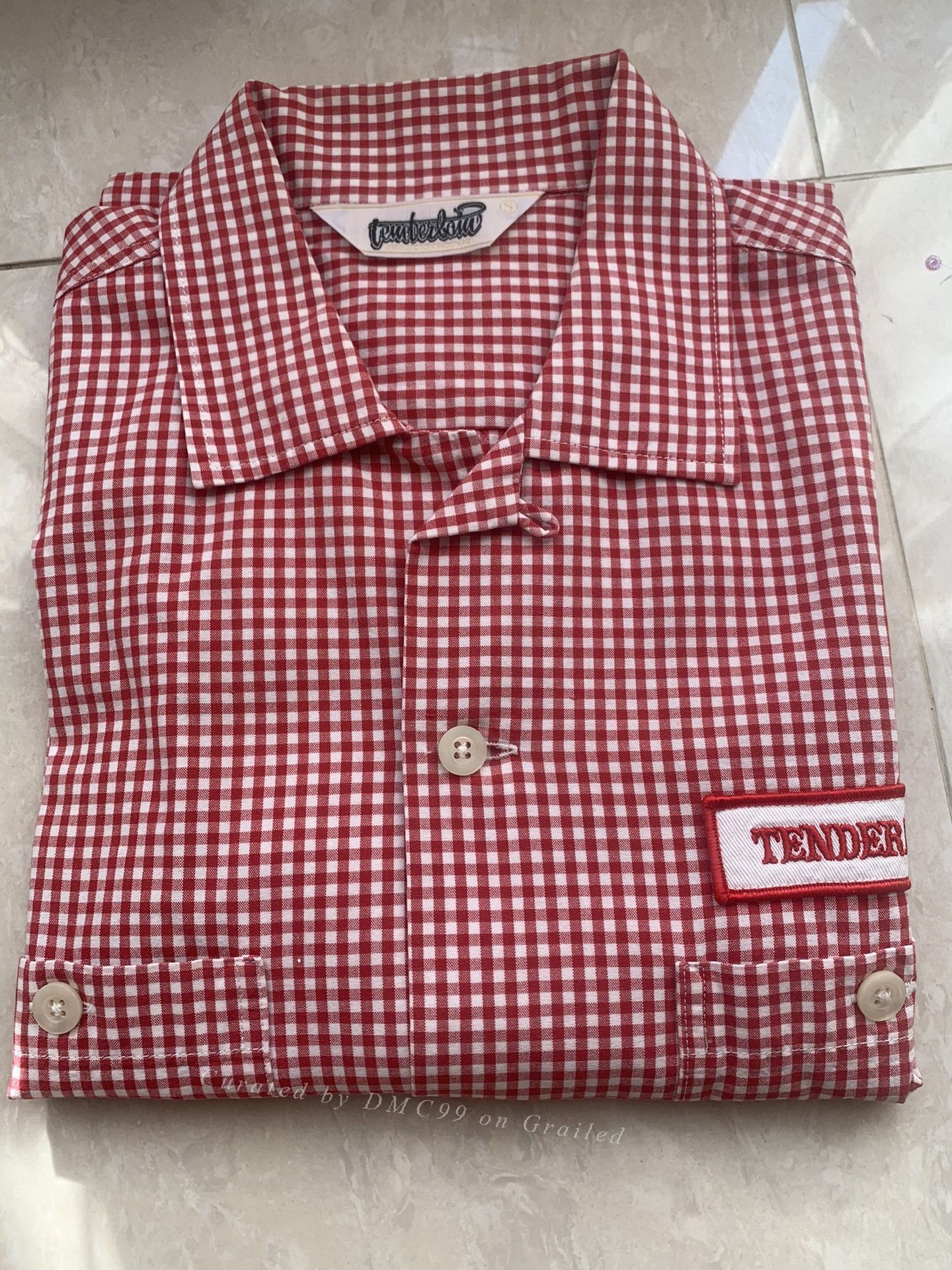 Tenderloin Tenderloin Red White Check Short-Sleeve Shirt Size US S / EU 44-46 / 1 - 3 Thumbnail