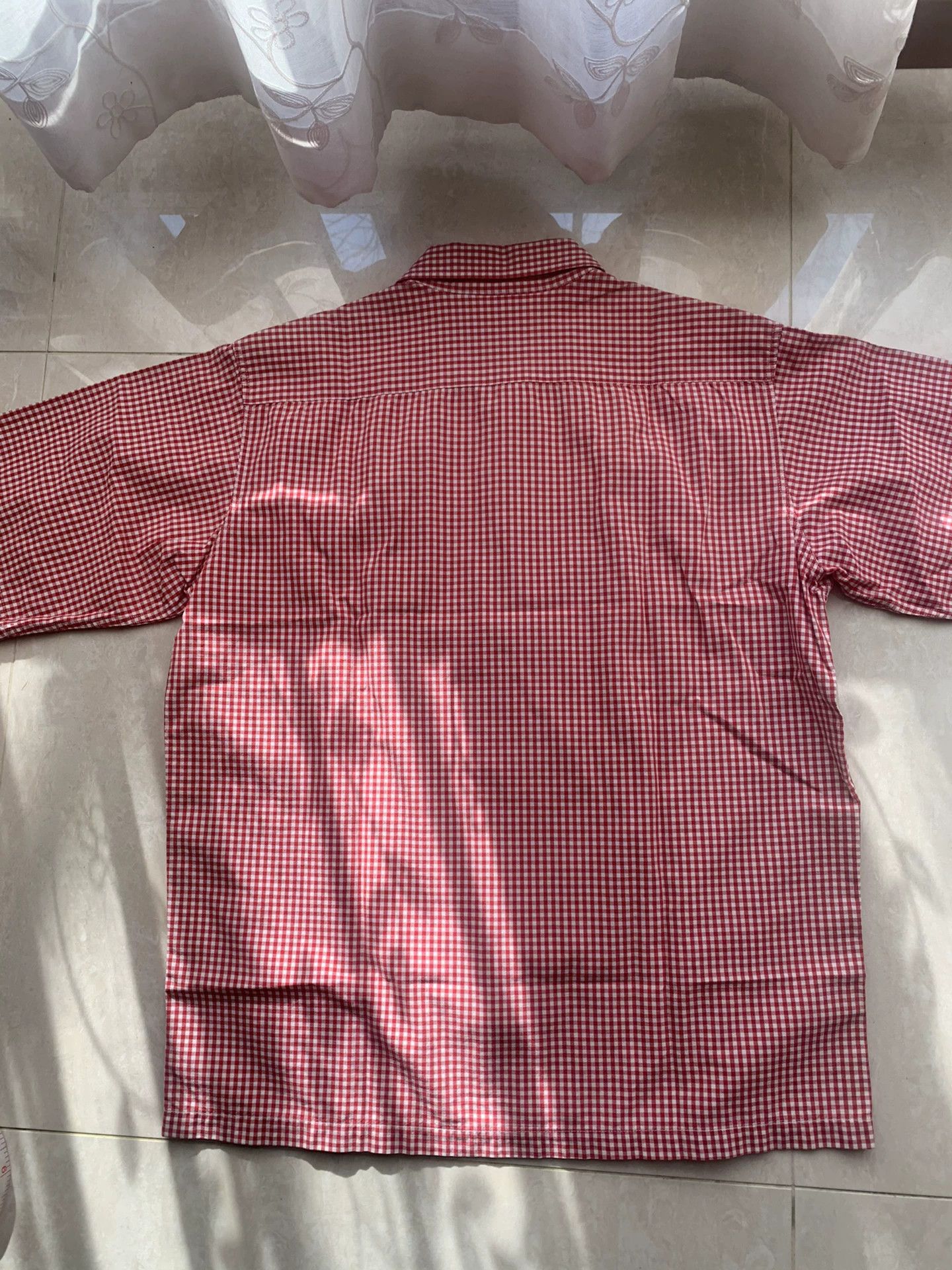 Tenderloin Tenderloin Red White Check Short-Sleeve Shirt Size US S / EU 44-46 / 1 - 2 Thumbnail