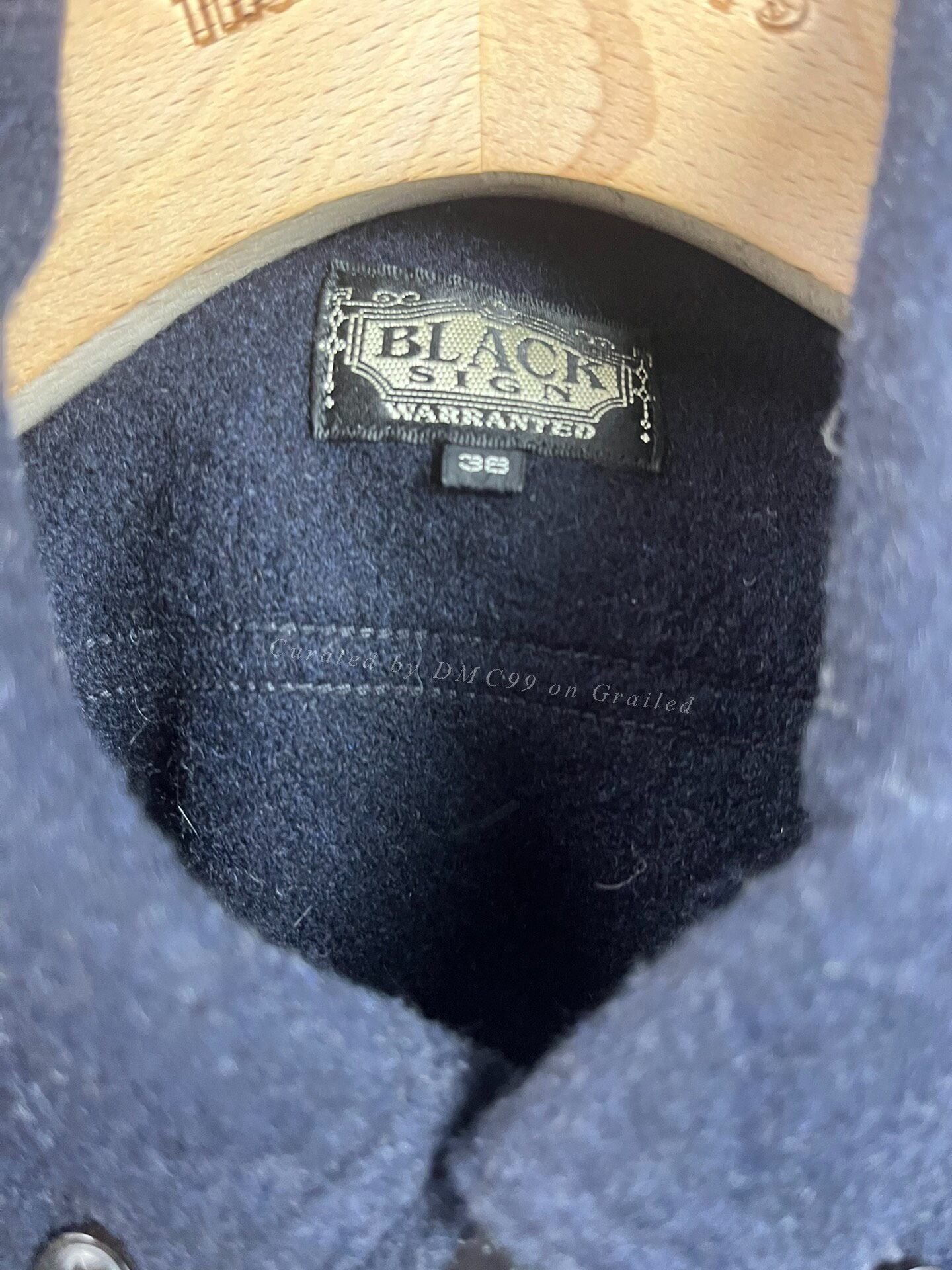 BLACK SIGN Blacksign Wool Navy CPO Shirt Size US M / EU 48-50 / 2 - 4 Thumbnail