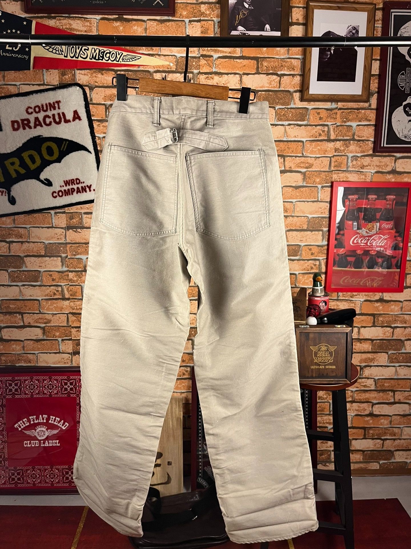 BLACK SIGN Blacksign Khaki Cargo Wide Straight Pants Size US 30 / EU 46 - 3 Thumbnail