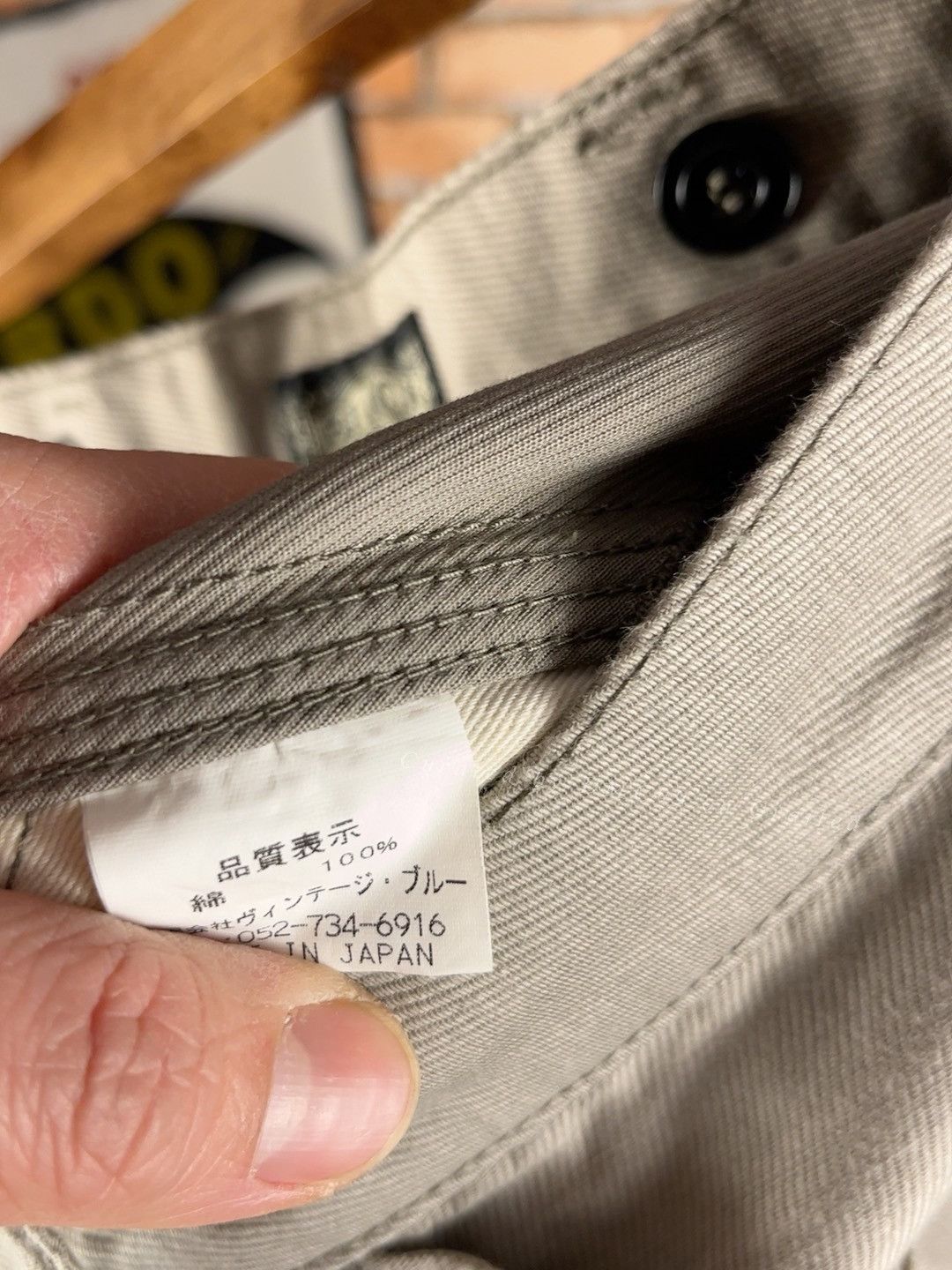 BLACK SIGN Blacksign Khaki Cargo Wide Straight Pants Size US 30 / EU 46 - 5 Thumbnail