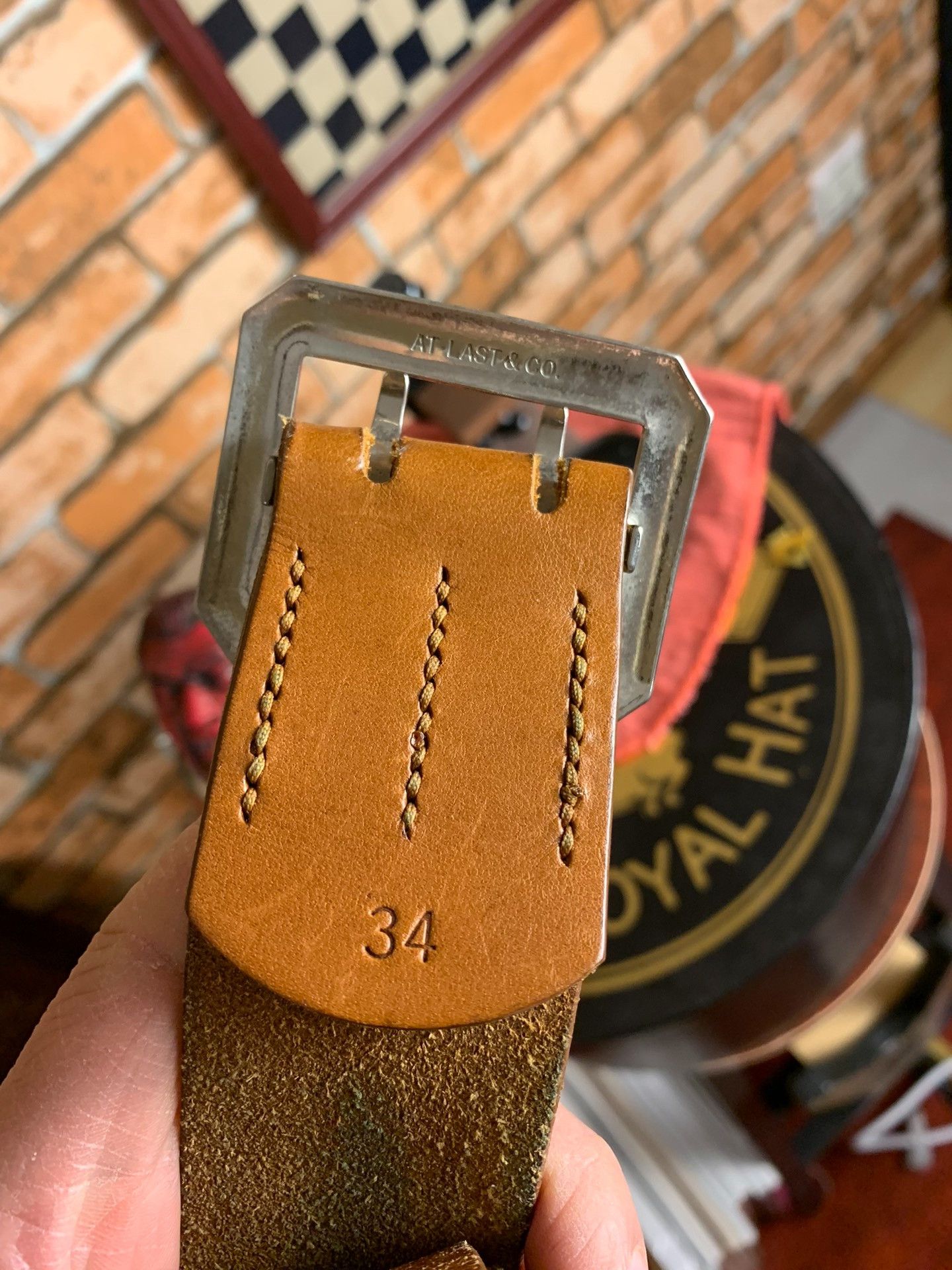 At Last & Co Timeworn Atlast&Co Double-Hole Belt Size ONE SIZE - 4 Thumbnail