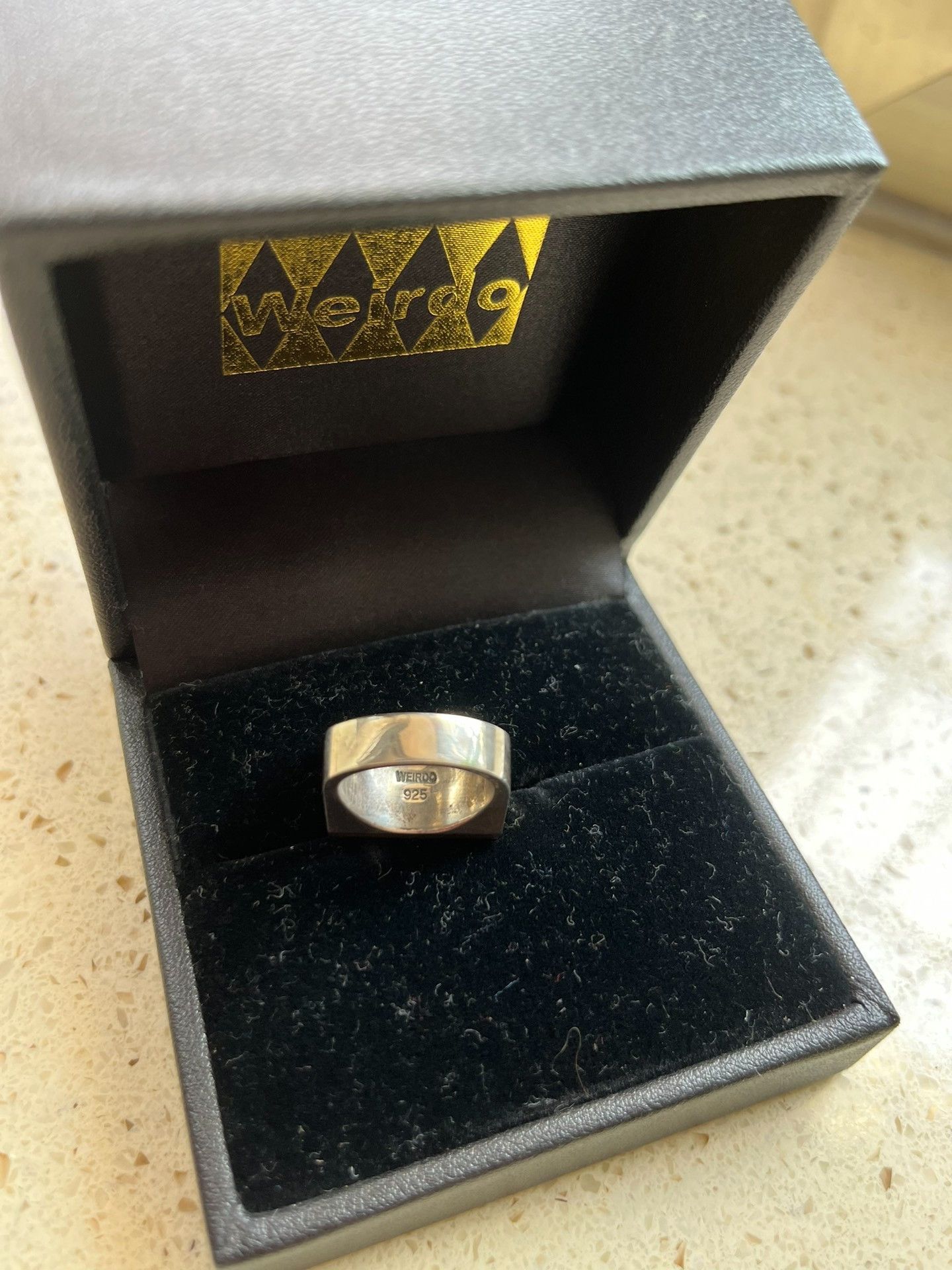 Other Weirdo Slogan Logo Ring Size ONE SIZE - 3 Thumbnail