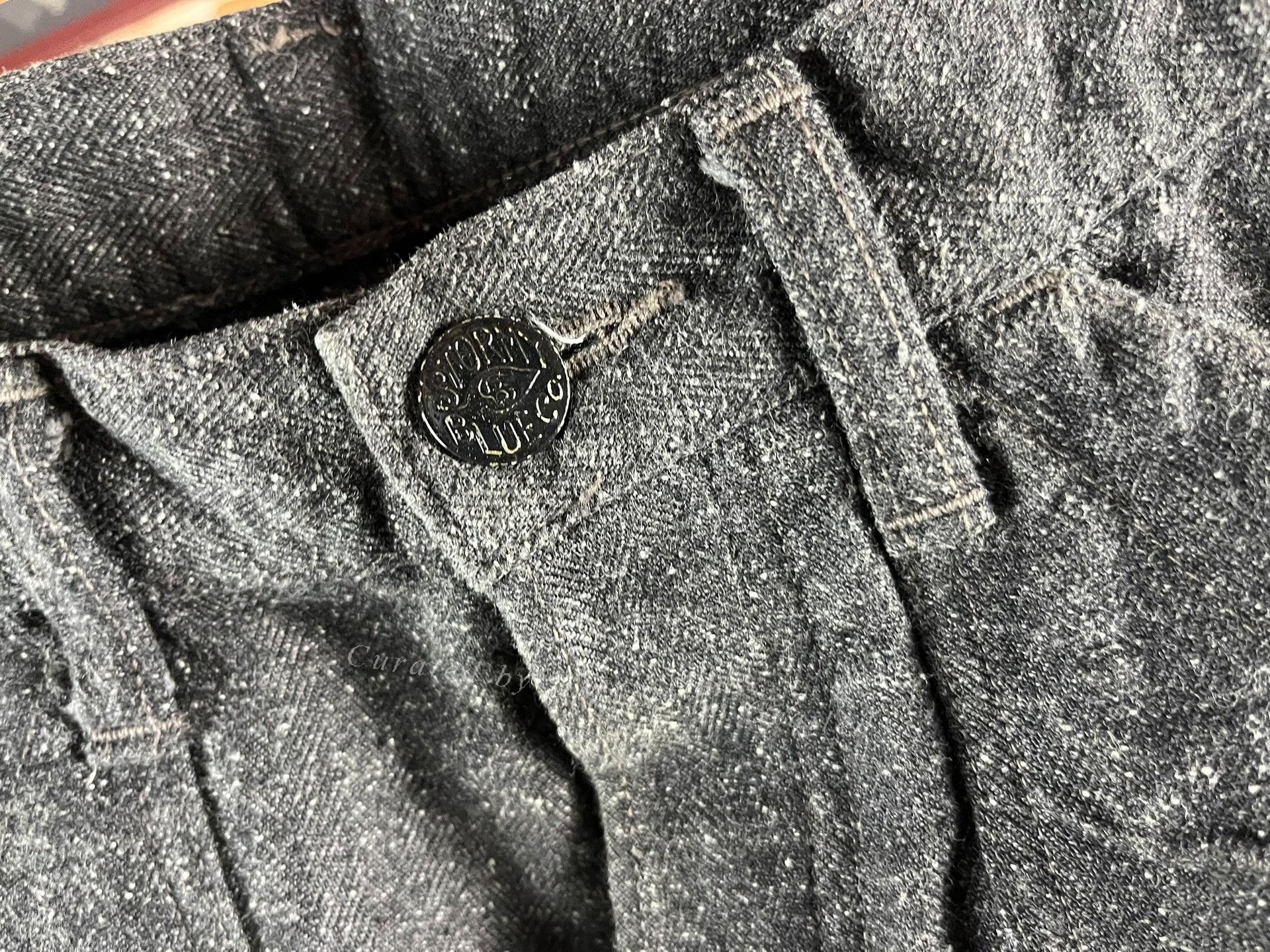 Pherrow's pherrow's Lot 334 Gray Herringbone Trousers Size 30 Size US 30 / EU 46 - 4 Thumbnail