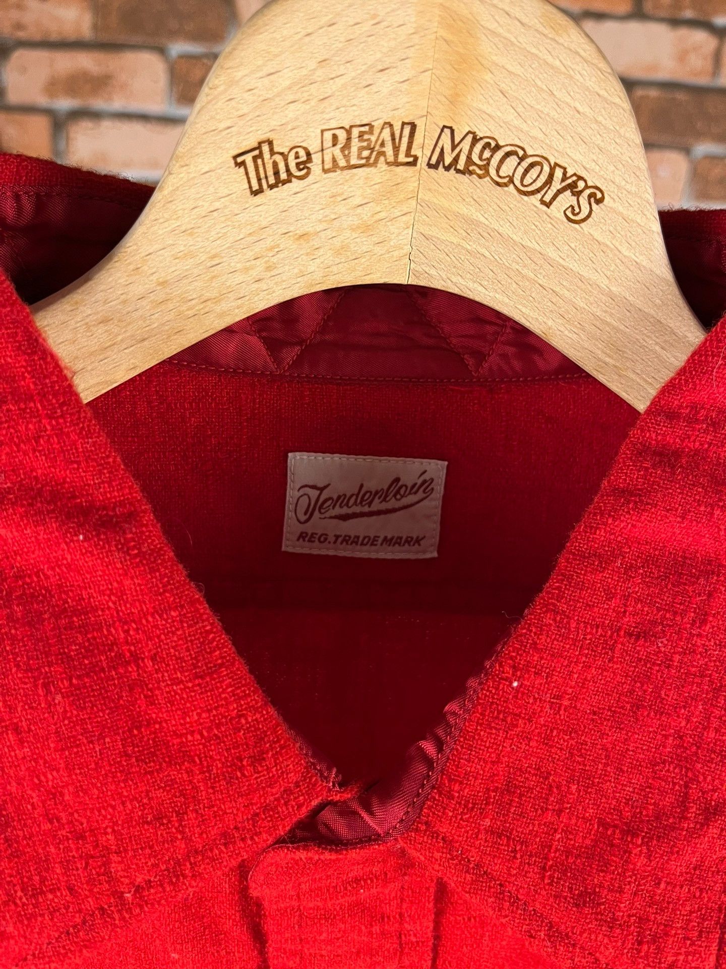 Tenderloin TENDERLOIN Red Wool Shirt Size US S / EU 44-46 / 1 - 3 Thumbnail