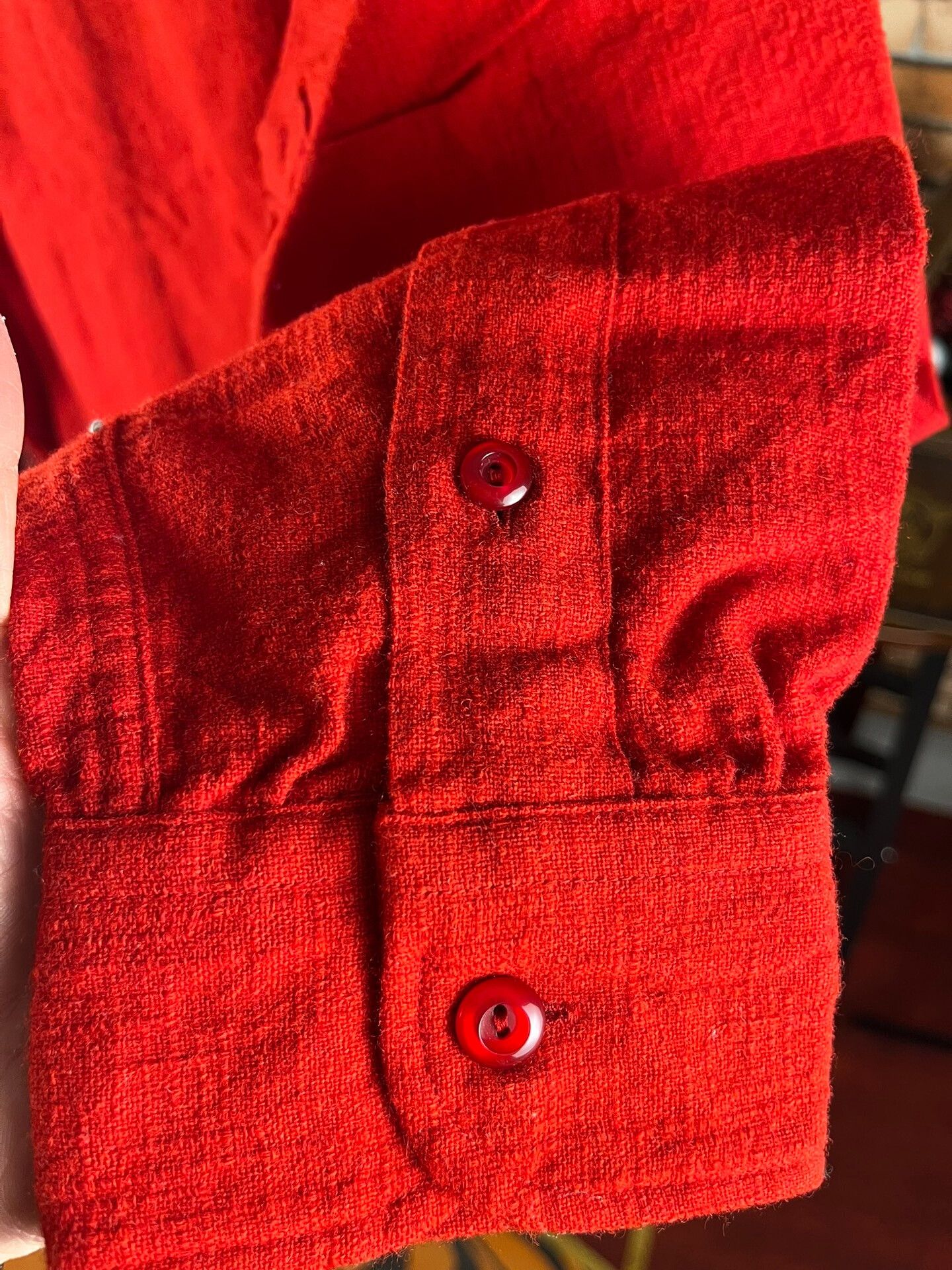 Tenderloin TENDERLOIN Red Wool Shirt Size US S / EU 44-46 / 1 - 5 Thumbnail