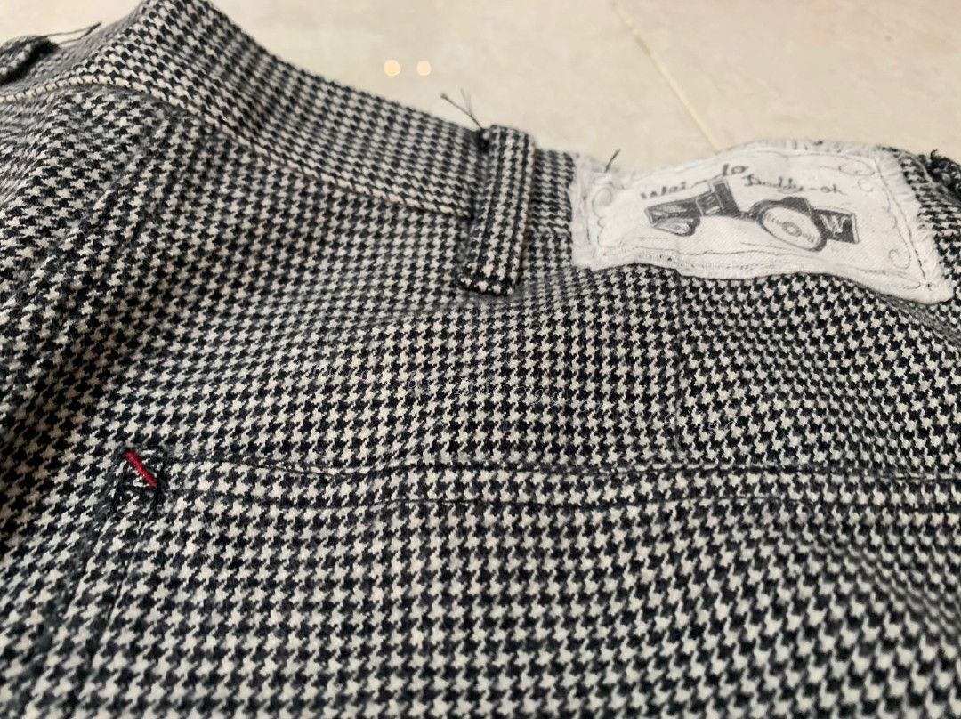 Absurd Weirdo Houndstooth Casual Straight Pants Size US 40 / EU 56 - 3 Thumbnail