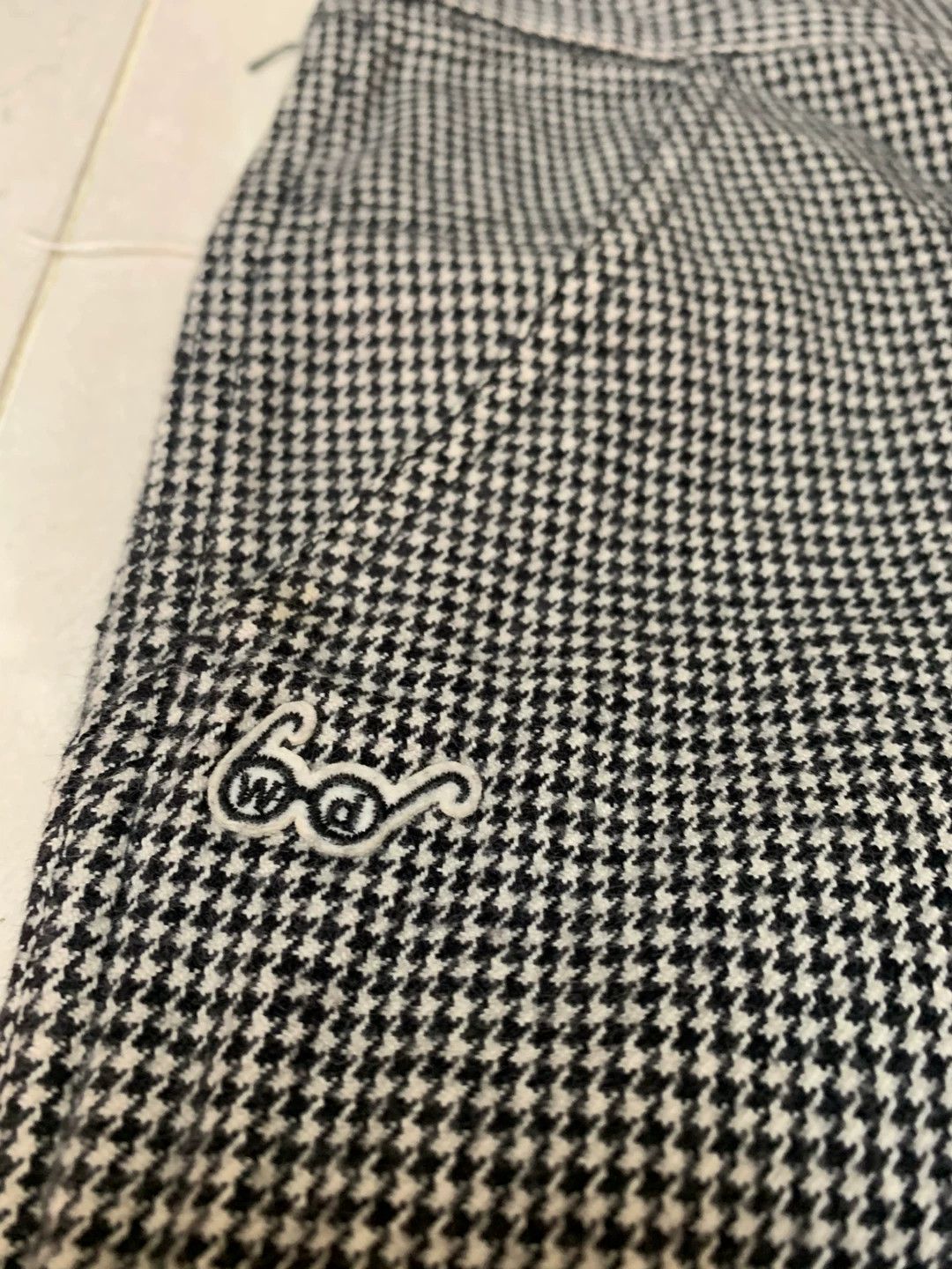 Absurd Weirdo Houndstooth Casual Straight Pants Size US 40 / EU 56 - 6 Thumbnail