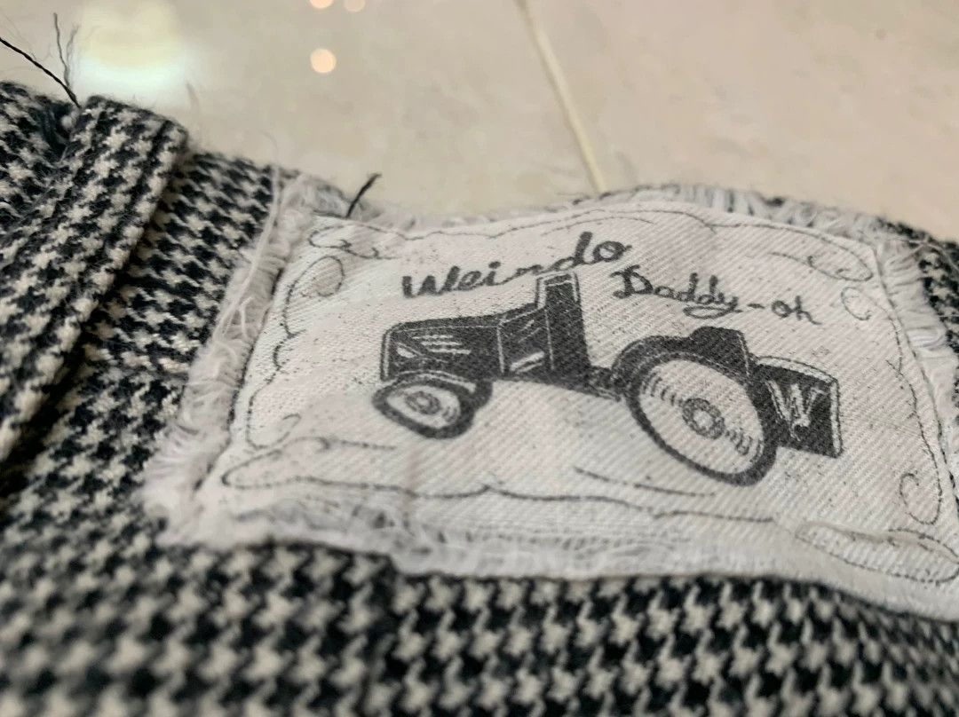Absurd Weirdo Houndstooth Casual Straight Pants Size US 40 / EU 56 - 5 Thumbnail
