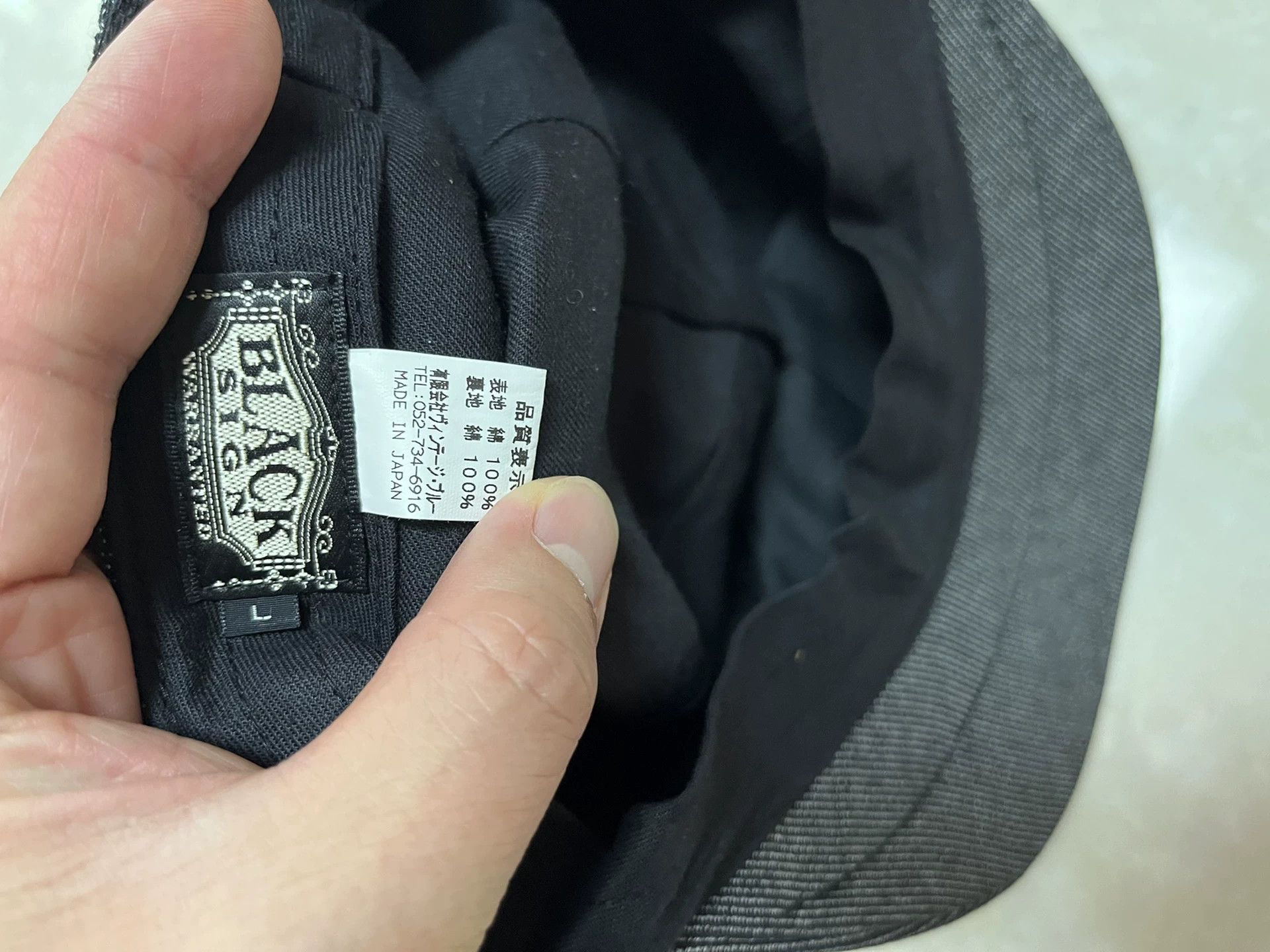 BLACK SIGN Black Sign Newsboy Cap Size ONE SIZE - 5 Thumbnail
