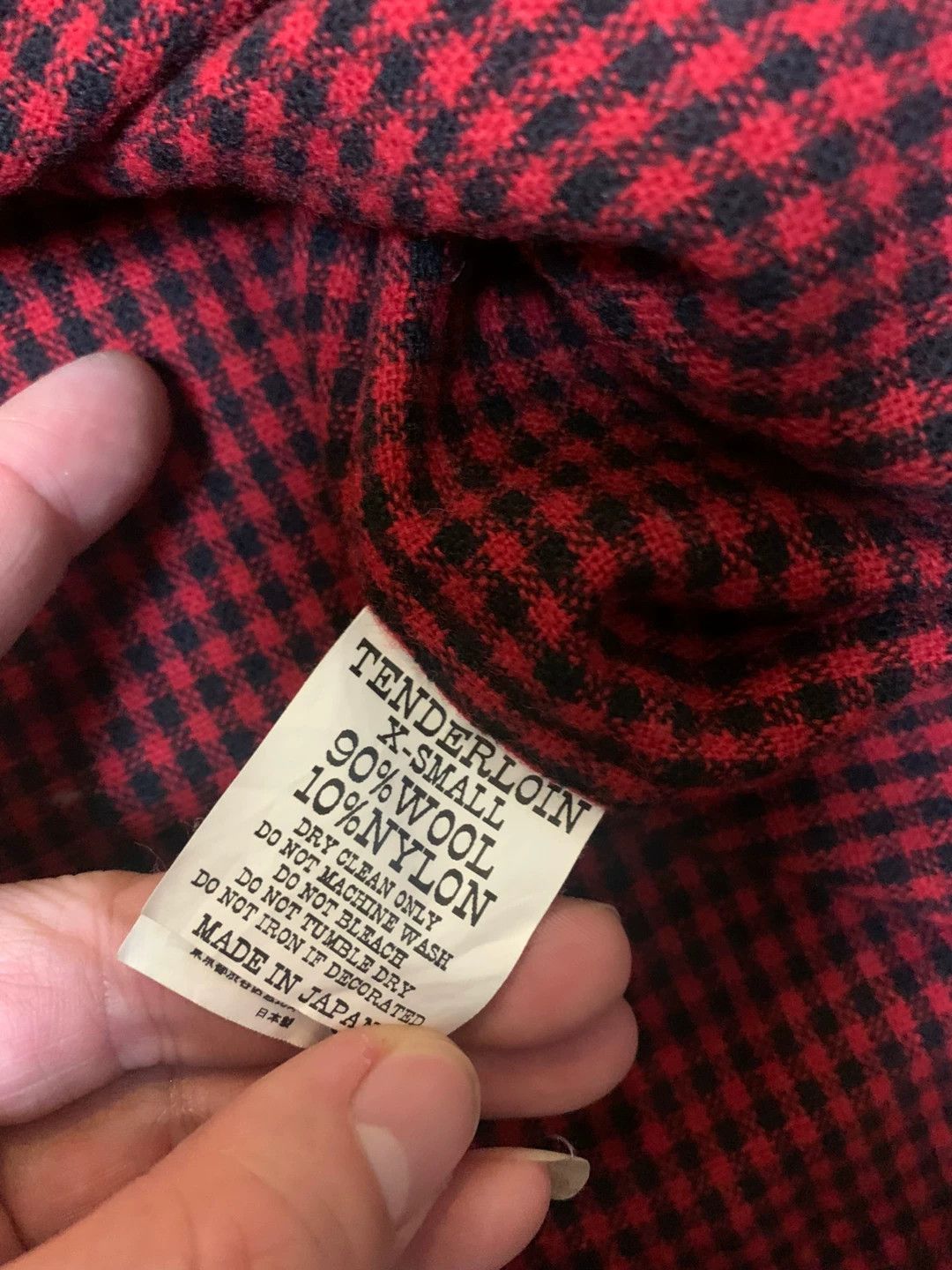 Tenderloin TENDERLOIN k-7 Wool Plaid Shirt Size US XS / EU 42 / 0 - 5 Thumbnail