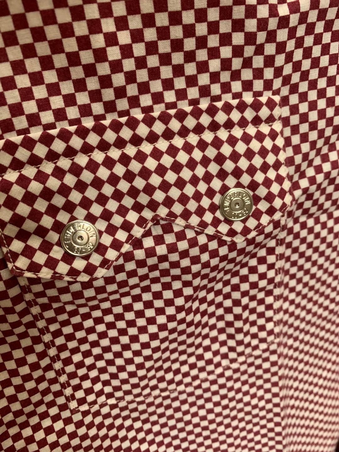 Tenderloin TENDERLOIN K-7 Red White Check Shirt Size US XS / EU 42 / 0 - 3 Thumbnail