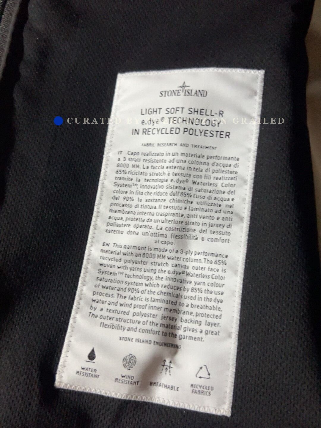 Stone Island Stone Island SS24 Soft Shell Men's Hooded Jacket Size US XXL / EU 58 / 5 - 7 Thumbnail