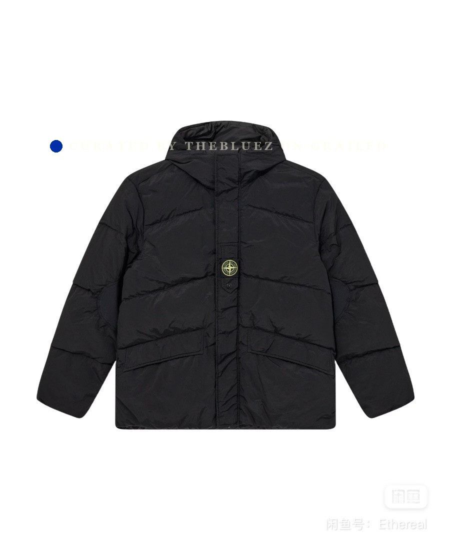 Stone Island Stone Island FW23 Nylon Metal Reversible Hooded Down Jacket Size US XL / EU 56 / 4 - 7 Thumbnail