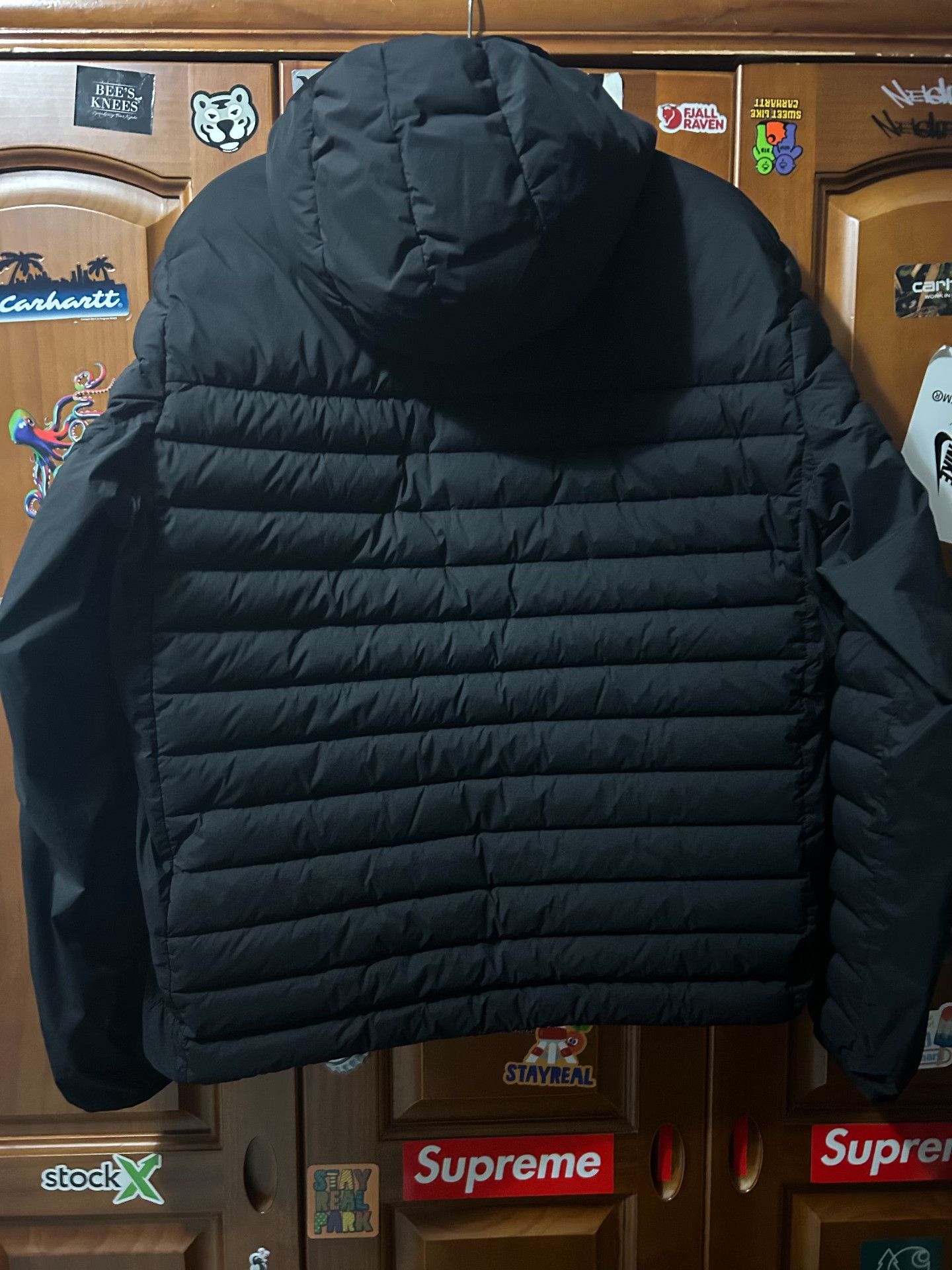 Stone Island Stone Island FW25 Logo Hooded Zip Down Jacket Size US XL / EU 56 / 4 - 2 Thumbnail