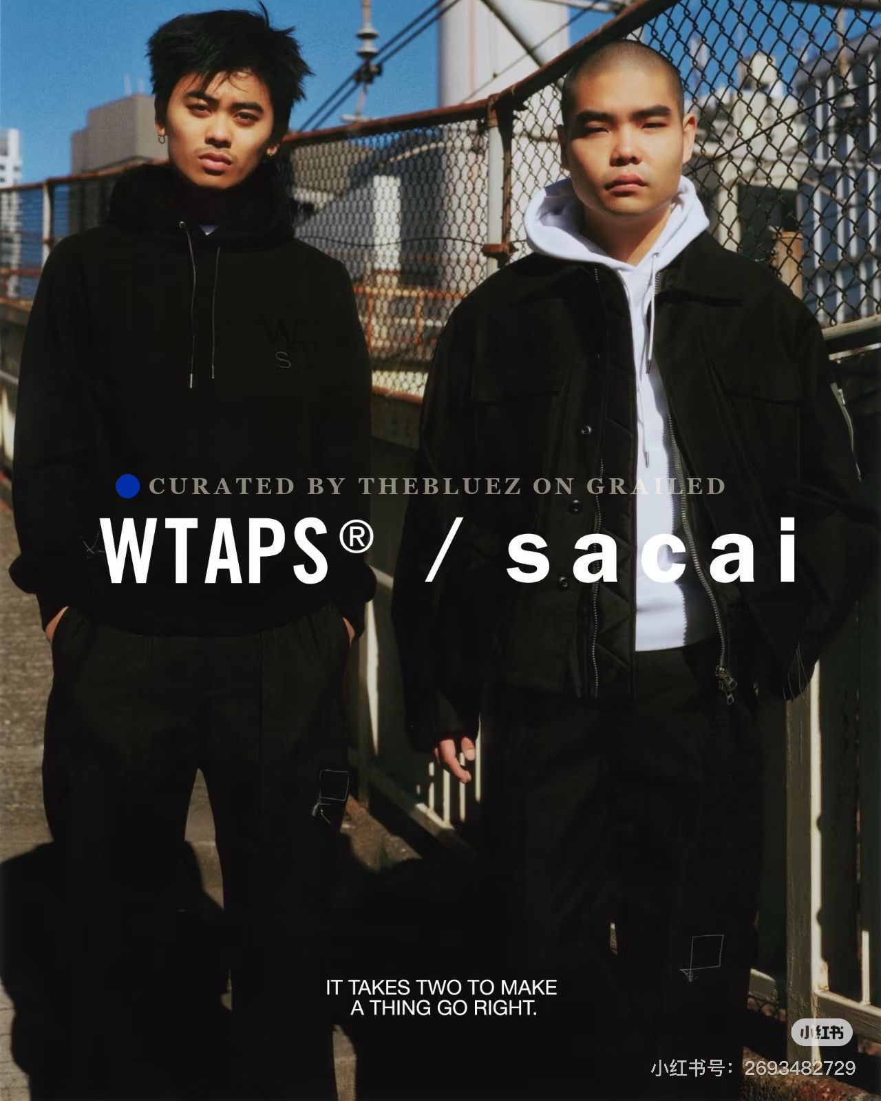 Sacai Sacai x WTAPS 25SS Cotton Satin Jacket Size US M / EU 48-50 / 2 - 7 Thumbnail