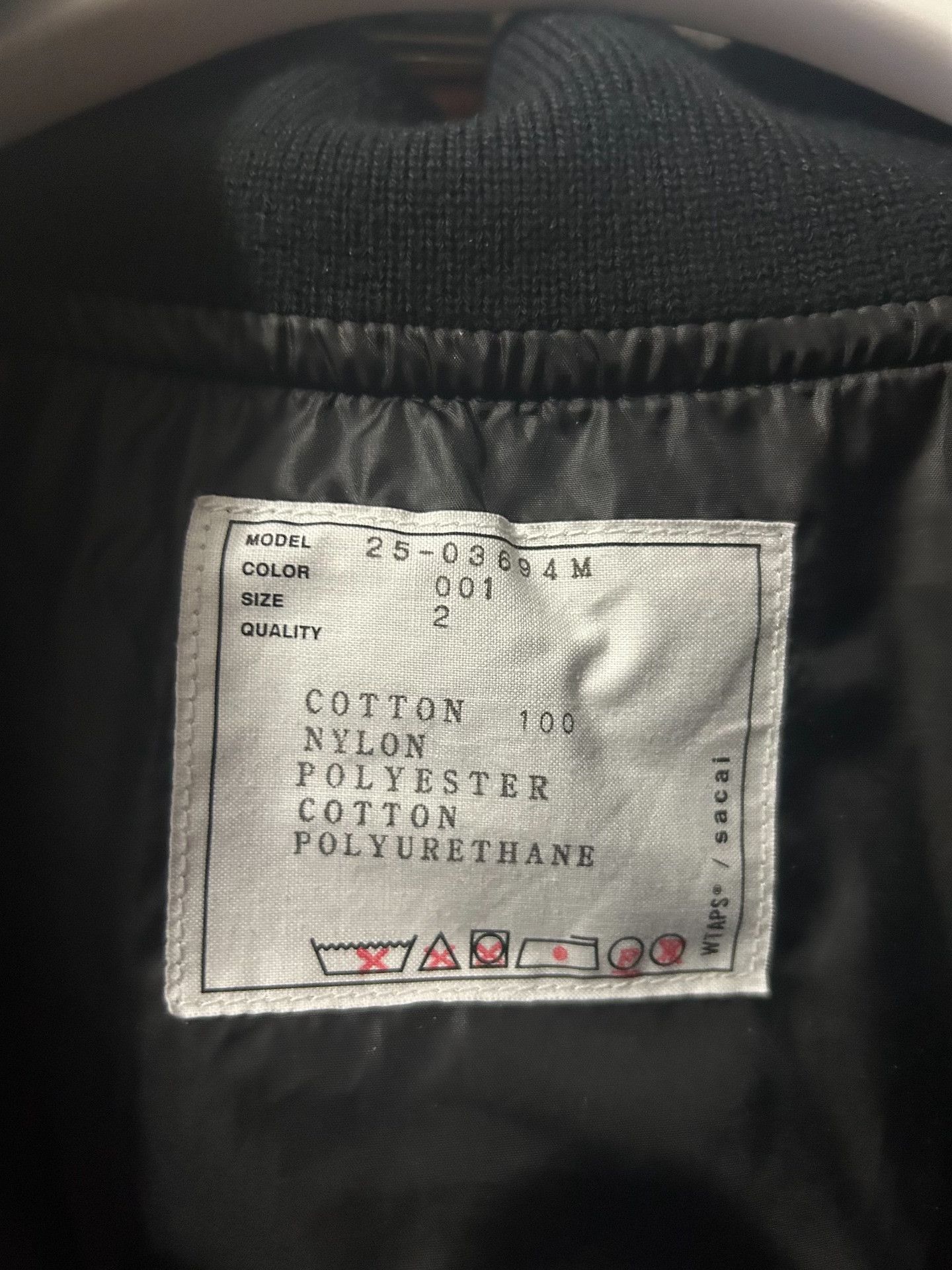 Sacai Sacai x WTAPS 25SS Cotton Satin Jacket Size US M / EU 48-50 / 2 - 3 Thumbnail