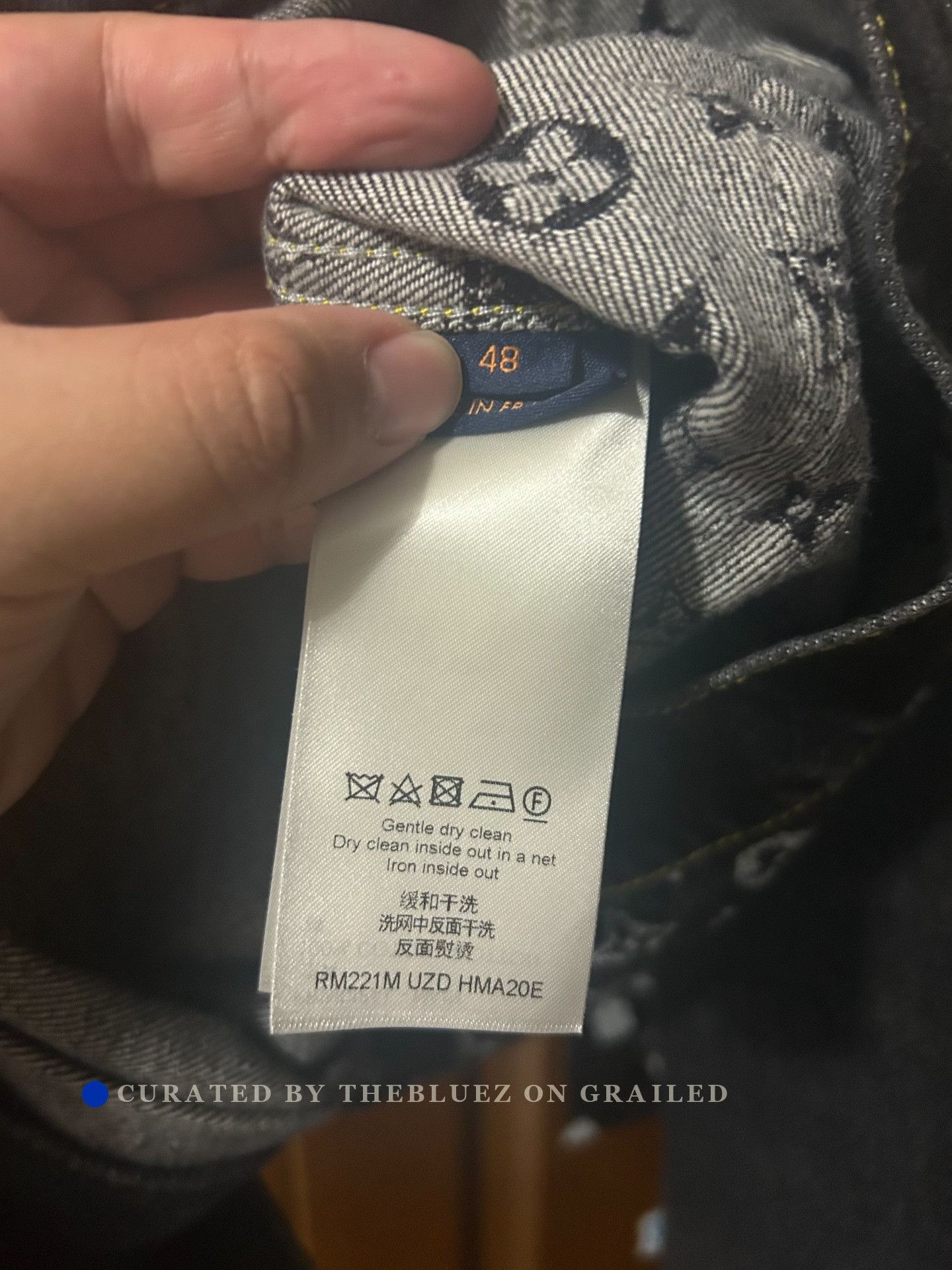 Louis Vuitton Louis Vuitton Nigo Men's Monogram Denim Jacket Size US M / EU 48-50 / 2 - 6 Thumbnail