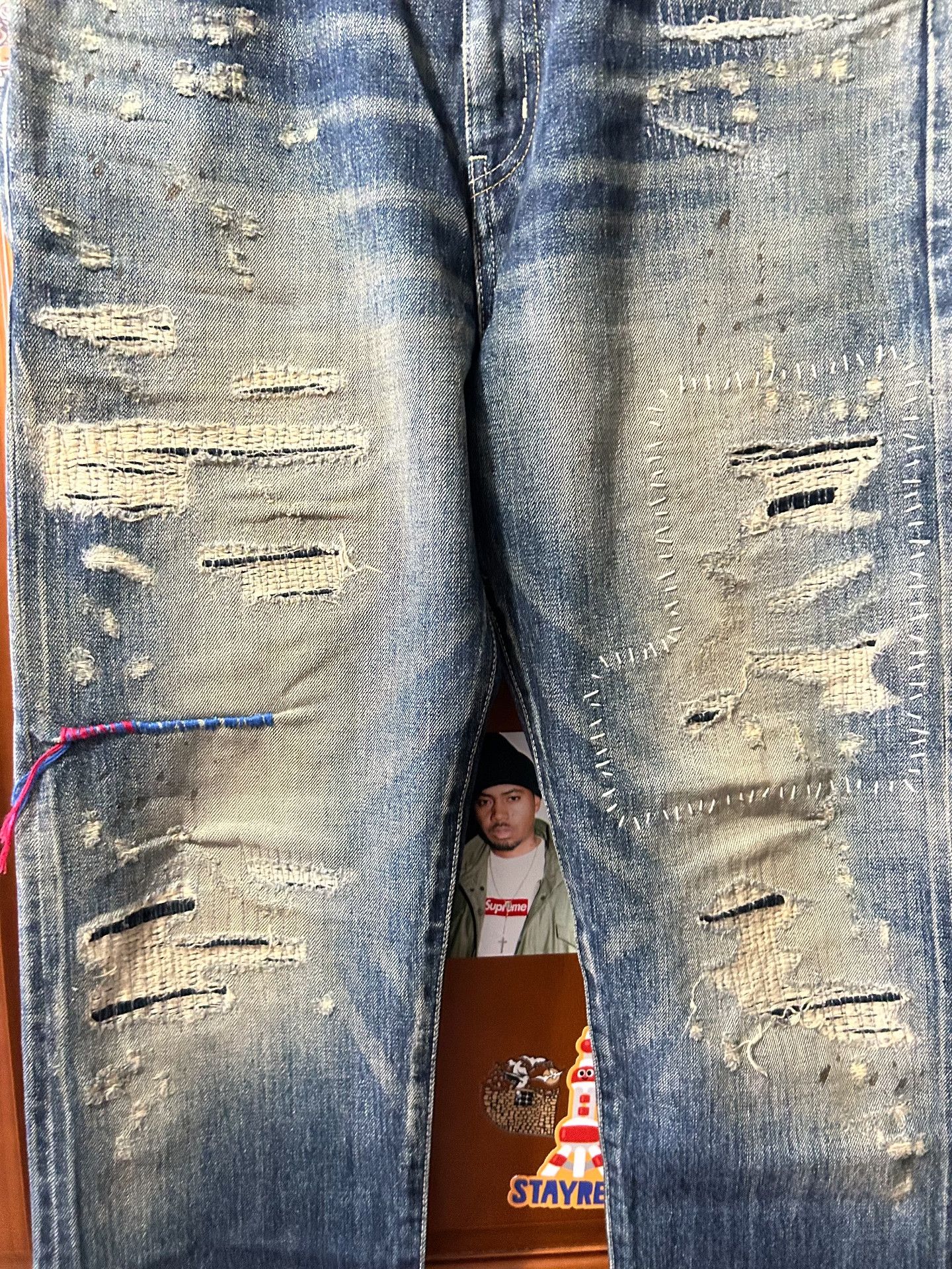 Neighborhood NEIGHBORHOOD 22AW SAVAGE DP MID Washed Denim Size US 30 / EU 46 - 4 Thumbnail