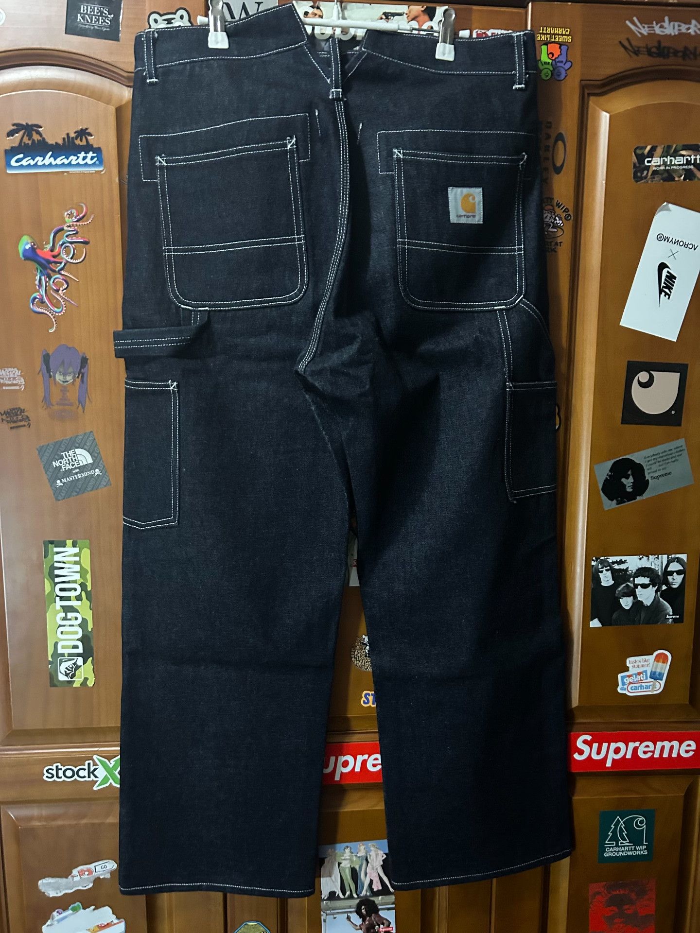 Junya Watanabe Junya Watanabe x Carhartt Men's Logo Pants Size US 32 / EU 48 - 2 Thumbnail