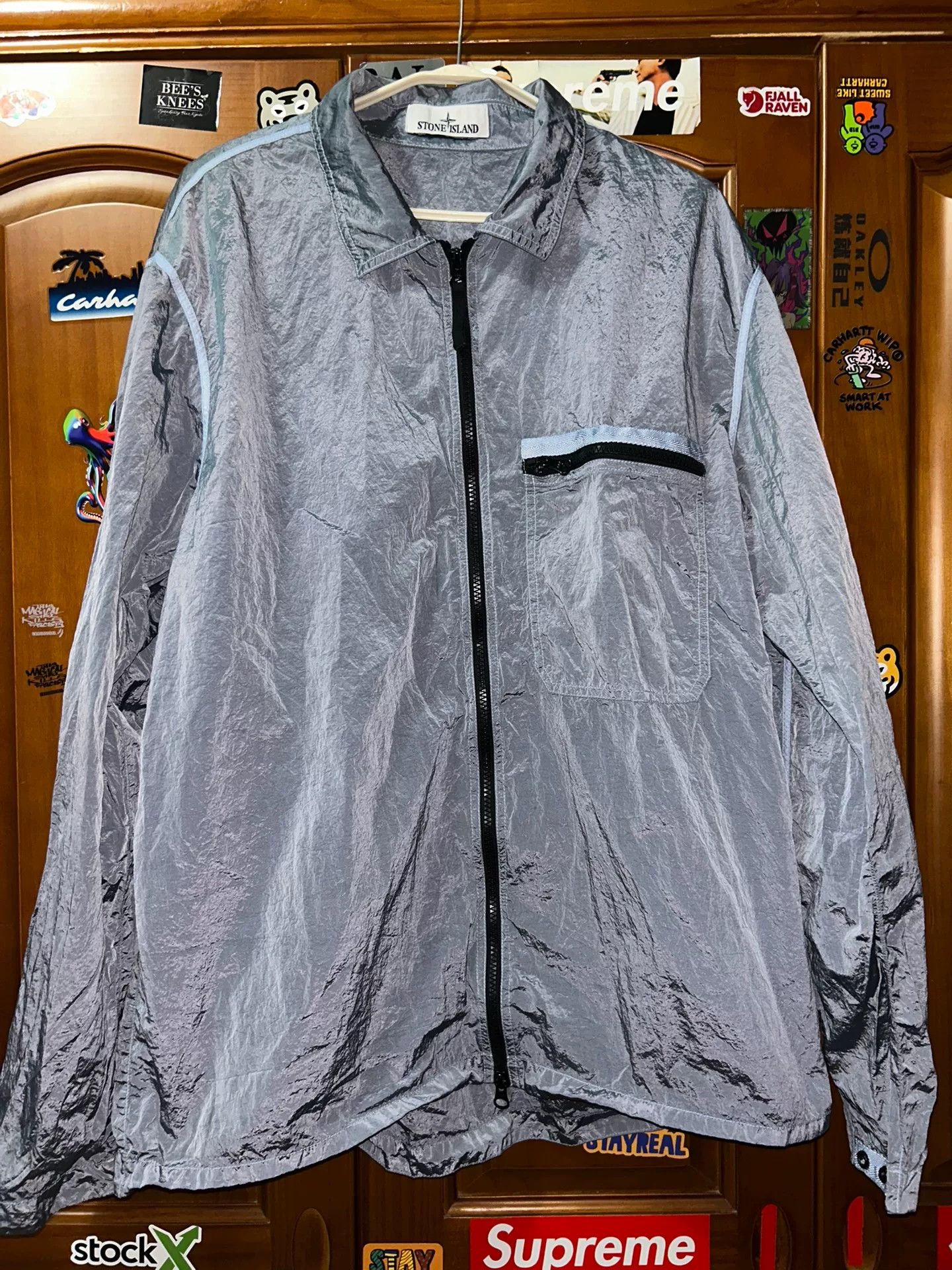 Stone Island Stone Island SS24 Nylon Metal Collar Jacket Size US XXL / EU 58 / 5 - 3 Thumbnail
