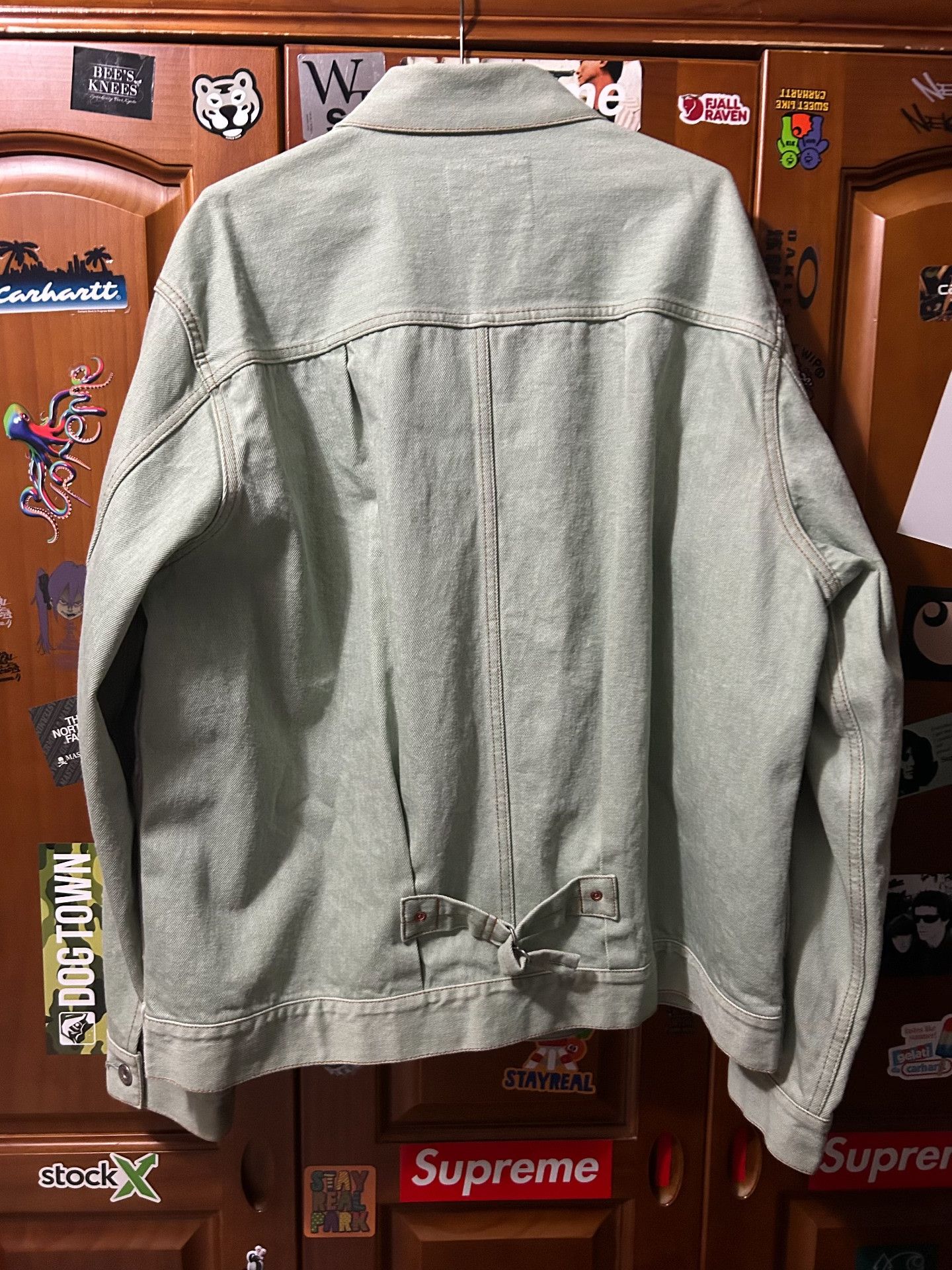 Sacai Sacai Mint Green Denim Shirt Size US L / EU 52-54 / 3 - 2 Thumbnail