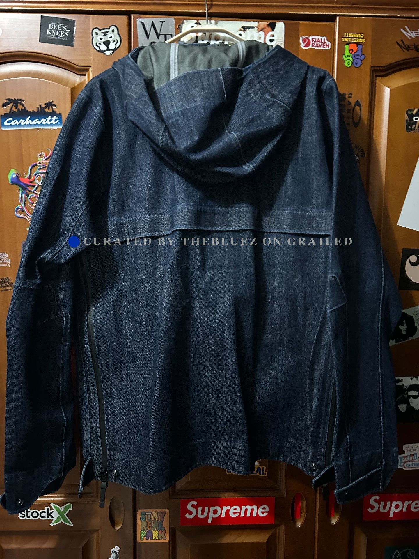 The North Face The North Face UE Denim Half-Zip Jacket Size US XL / EU 56 / 4 - 2 Thumbnail