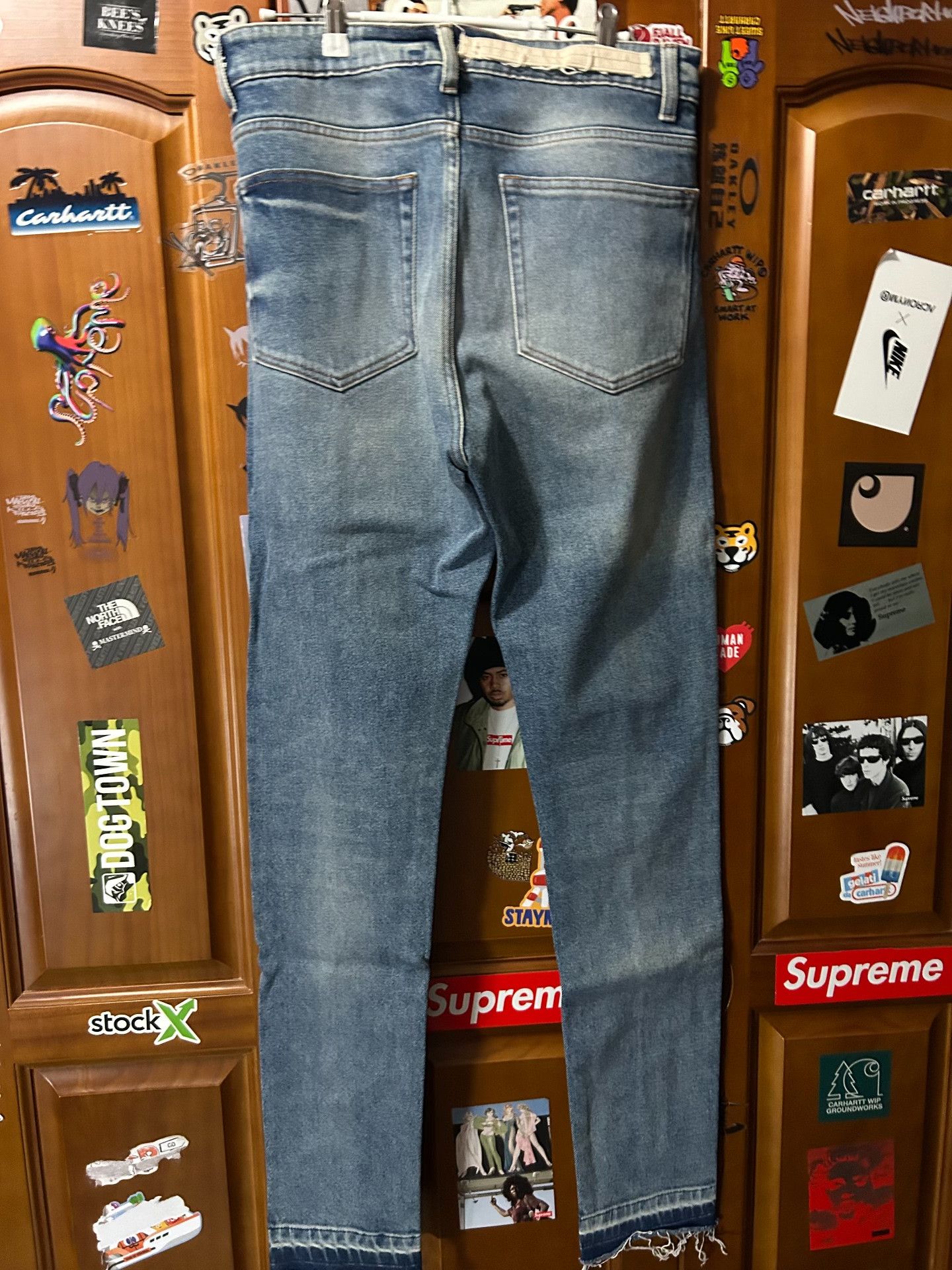 Valstar VAL Men's Frayed Panel Jeans W32 Size US 32 / EU 48 - 2 Thumbnail