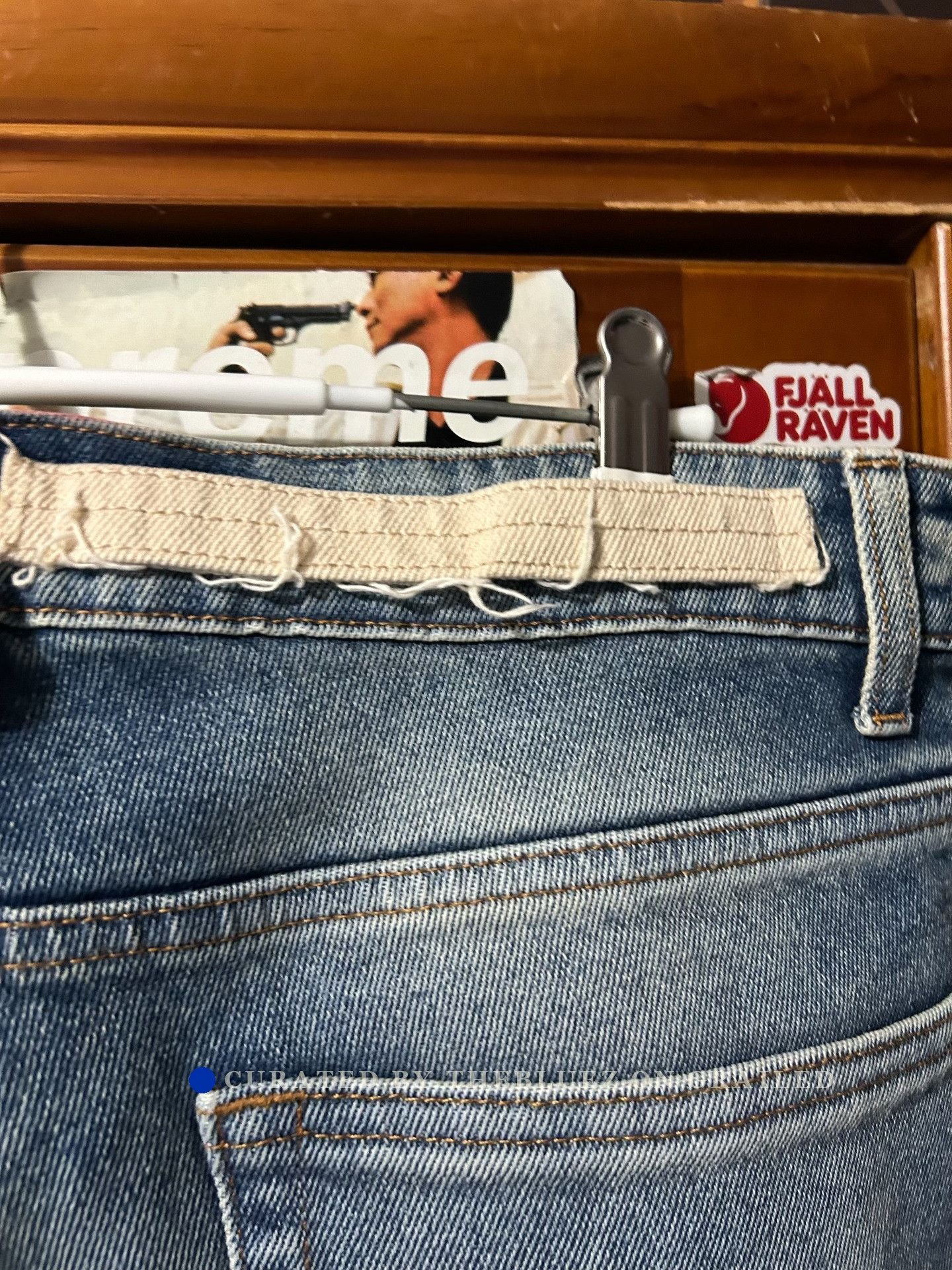 Valstar VAL Men's Frayed Panel Jeans W32 Size US 32 / EU 48 - 5 Thumbnail